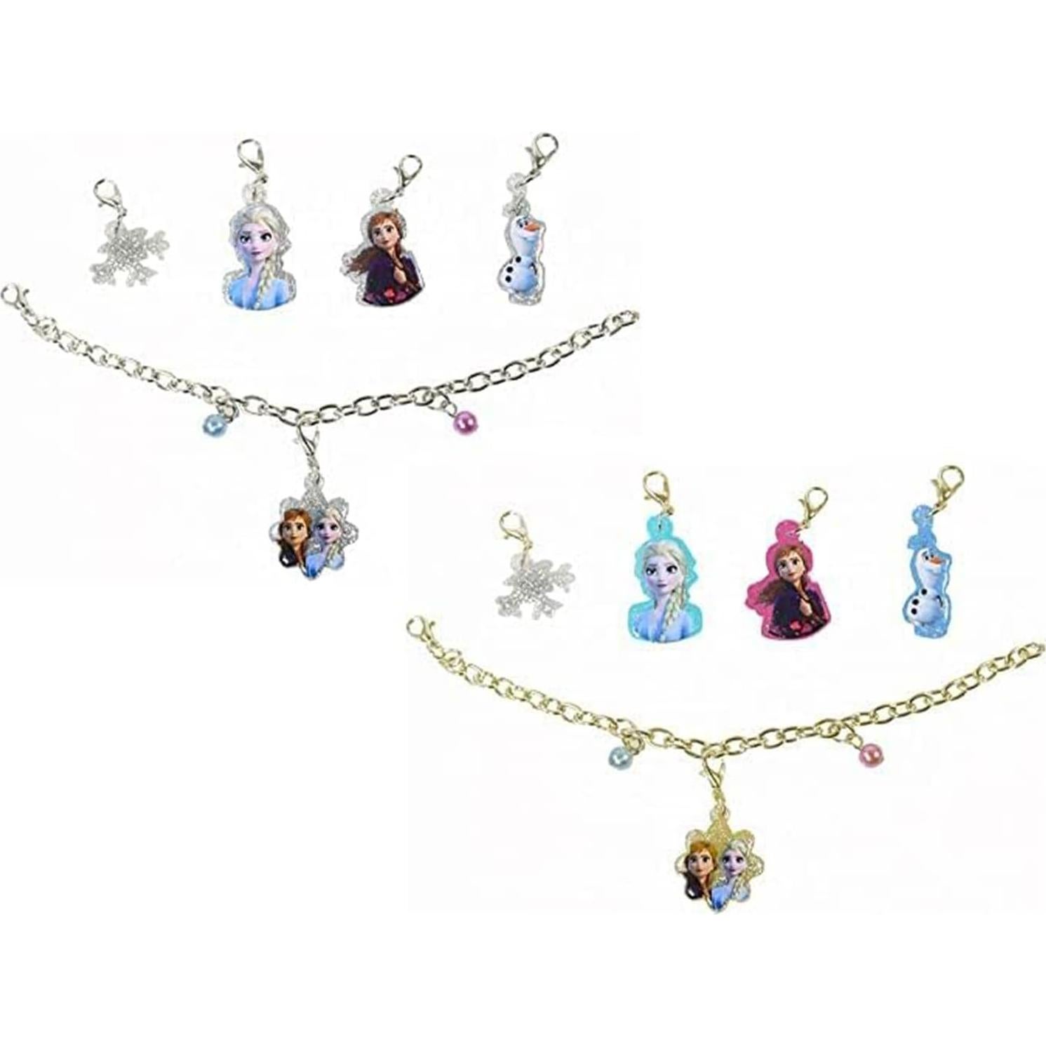 Conjunto Joyería Disney Snackers Niños - Pulsera Frozen y Más