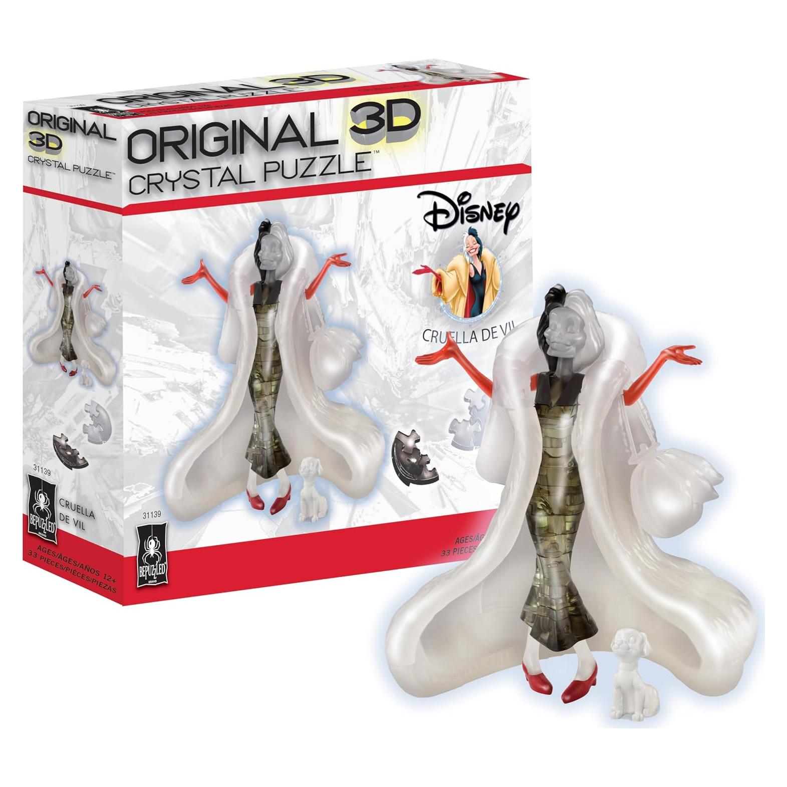 Rompecabezas 3D BePuzzled Cruella de Vil 18x17 cm