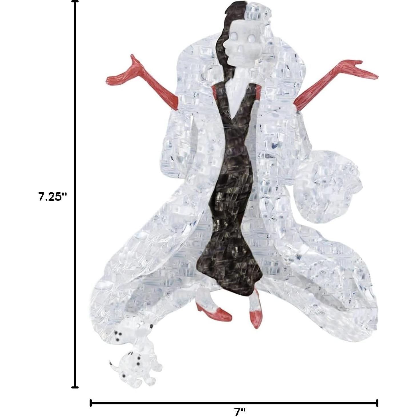 Rompecabezas 3D BePuzzled Cruella de Vil 18x17 cm