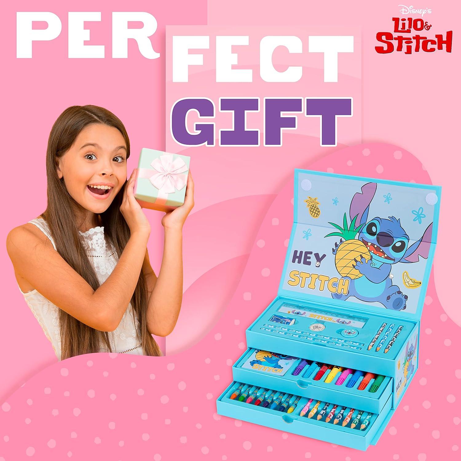 Set de Arte Disney Stitch Azul para Niños 4-12 Años