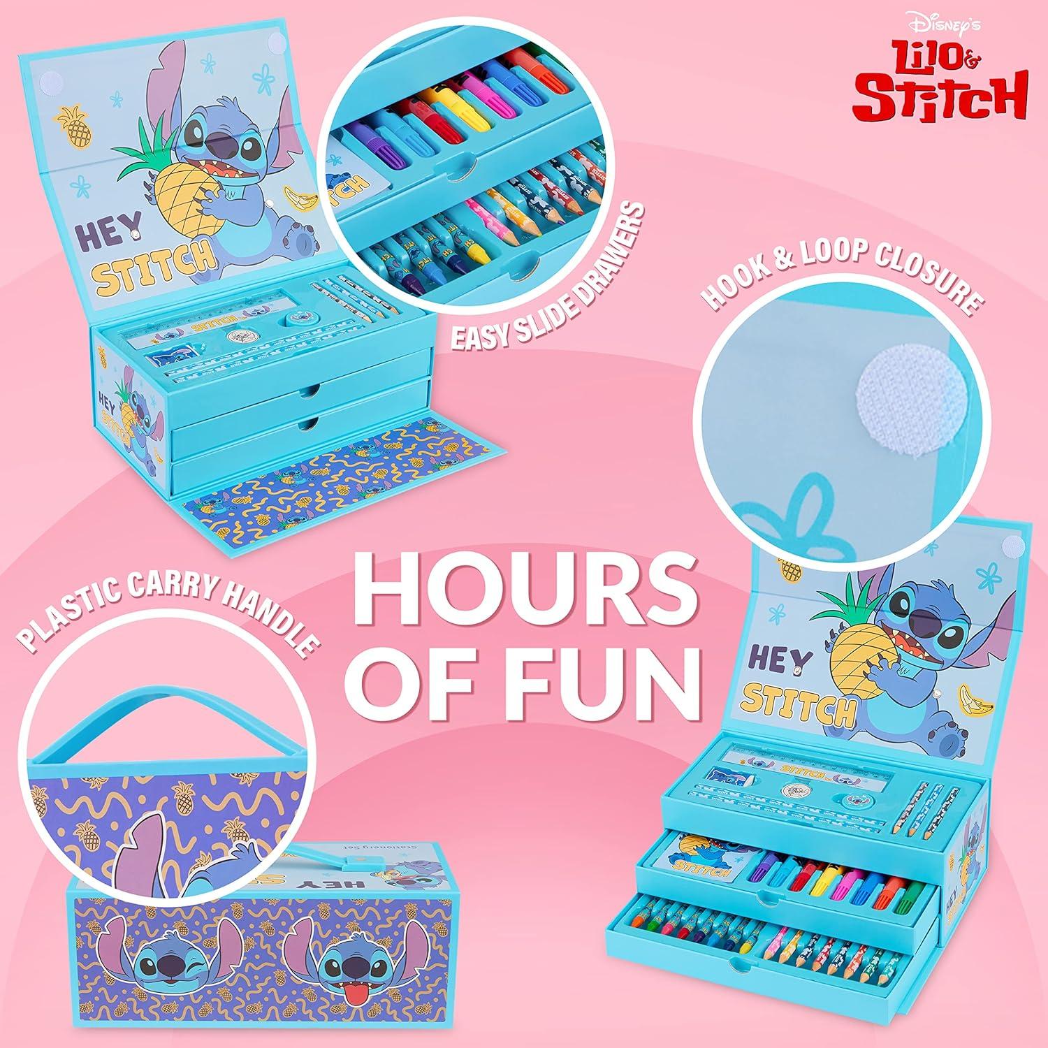 Set de Arte Disney Stitch Azul para Niños 4-12 Años