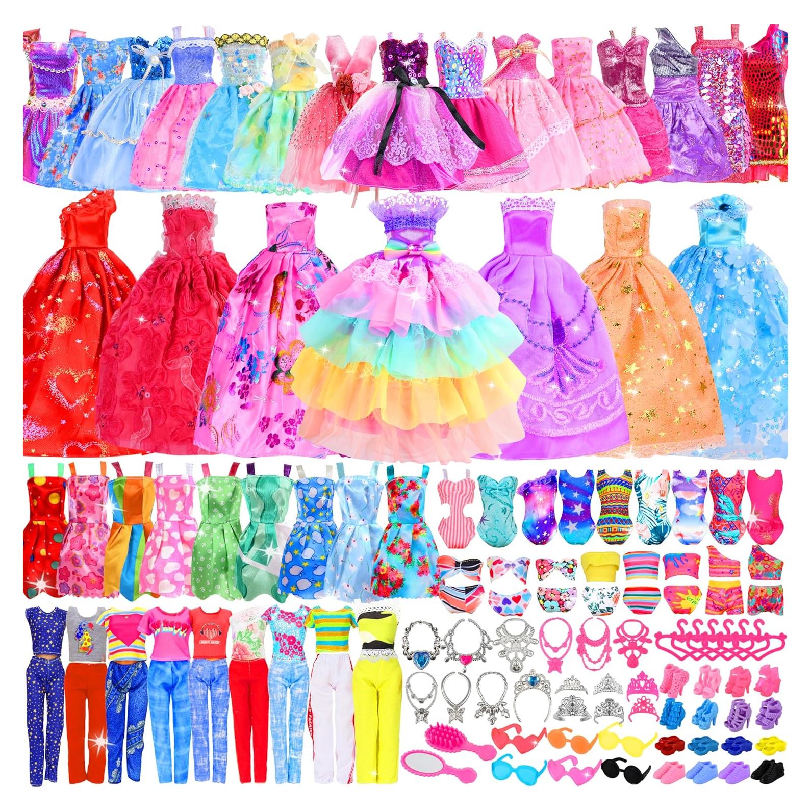 Paquete de Ropa para Muñecas BiiMii 91 Piezas 11-12 Pulgadas