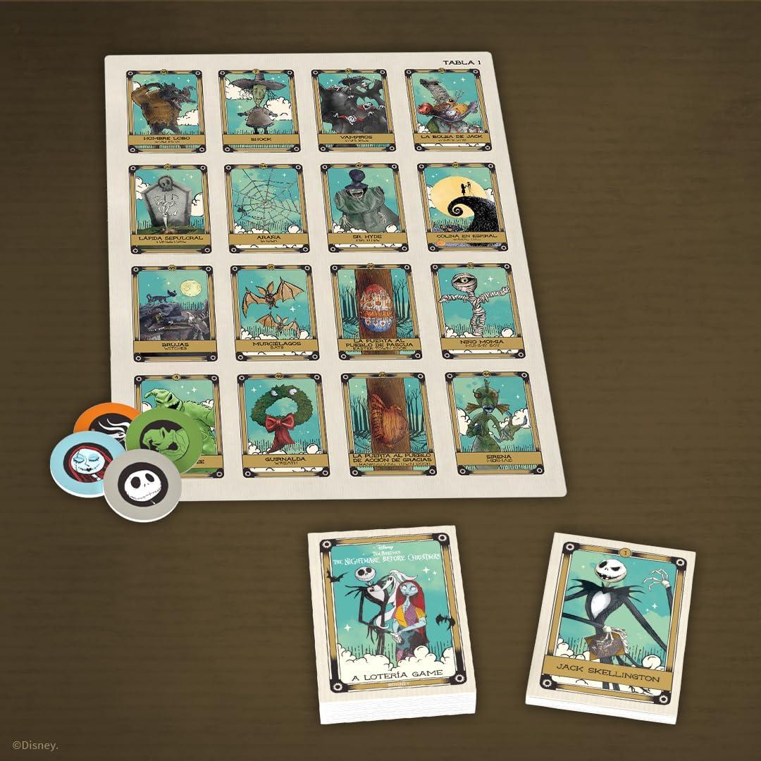 Juego de Lotería Disney Tim Burton El extraño mundo de Jack