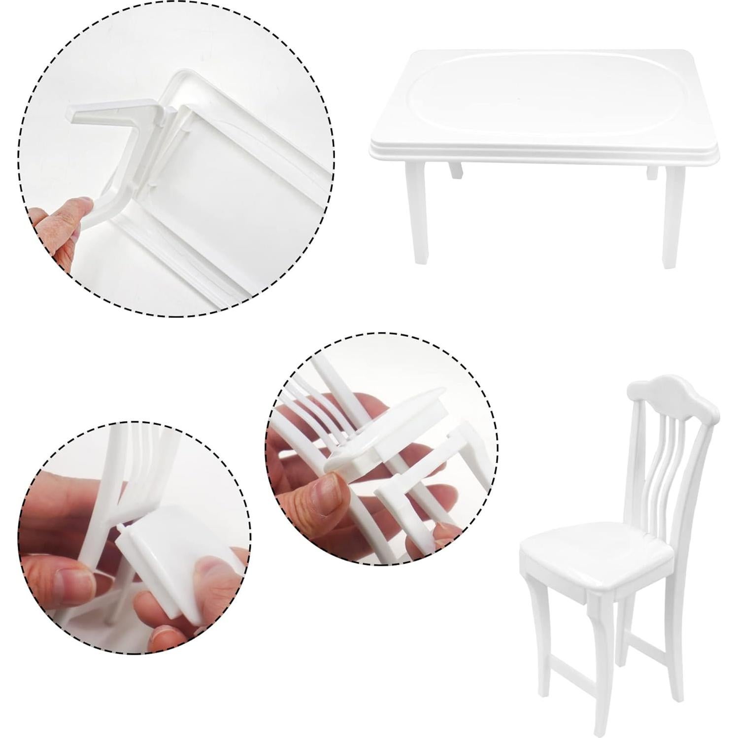 30 Piezas Mini Comida y Accesorios para Casa de Muñecas