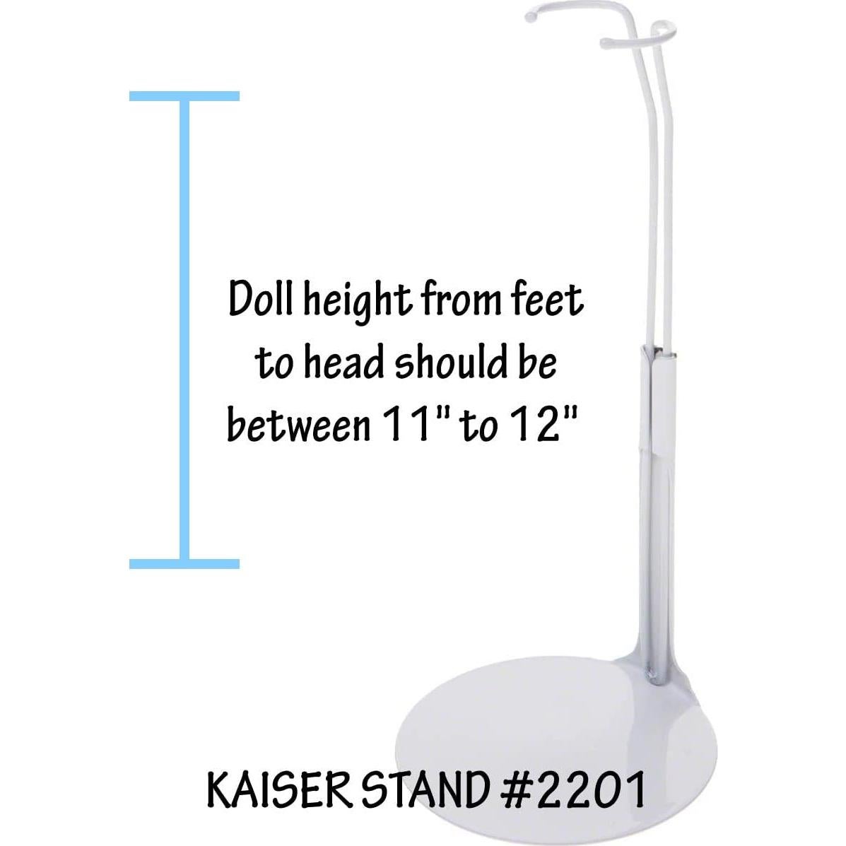 Soporte para muñecas Kaiser 2201 - Blanco para muñecas 30 a 32 cm