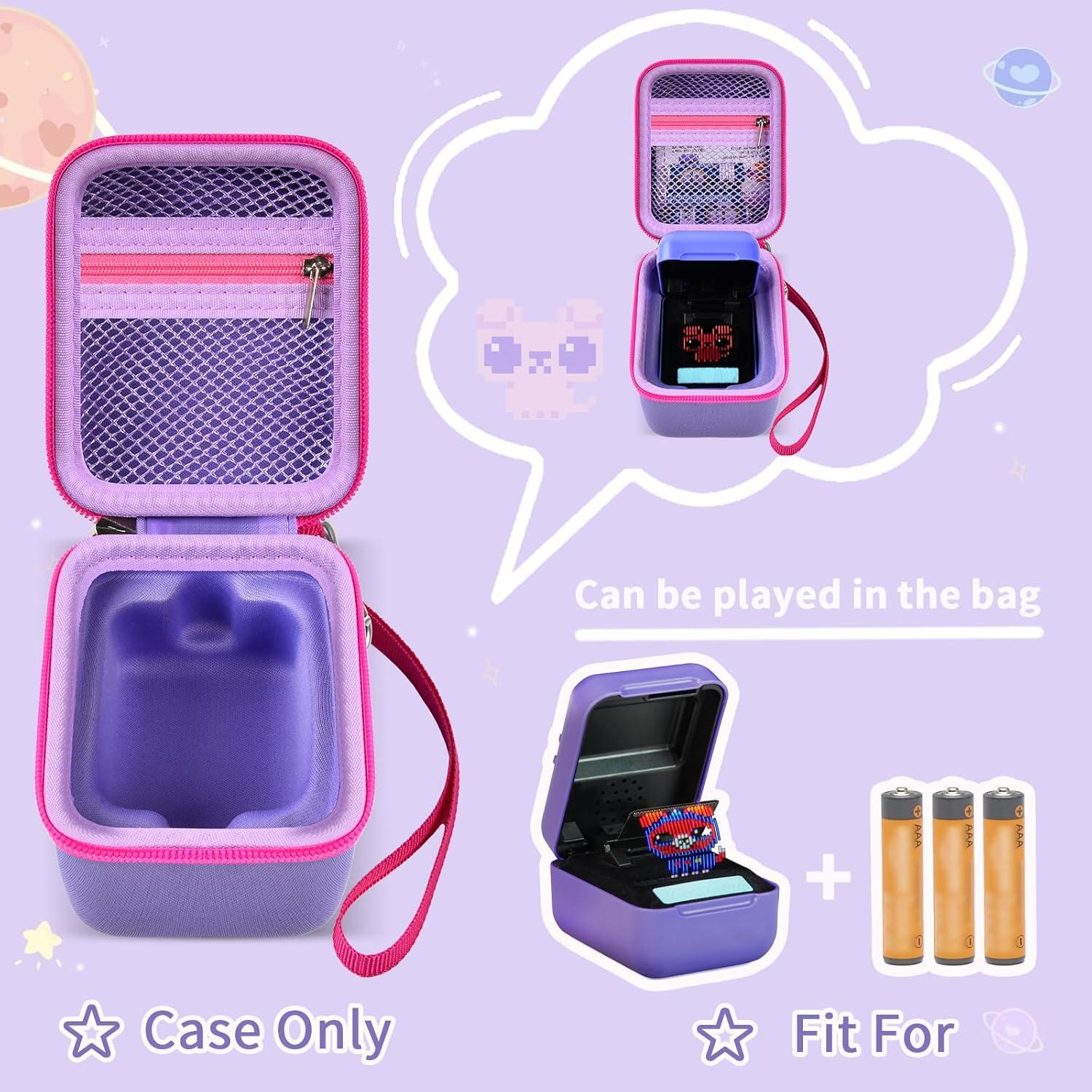 Funda Dura GWCASE para Bitzee Juguete Digital Púrpura