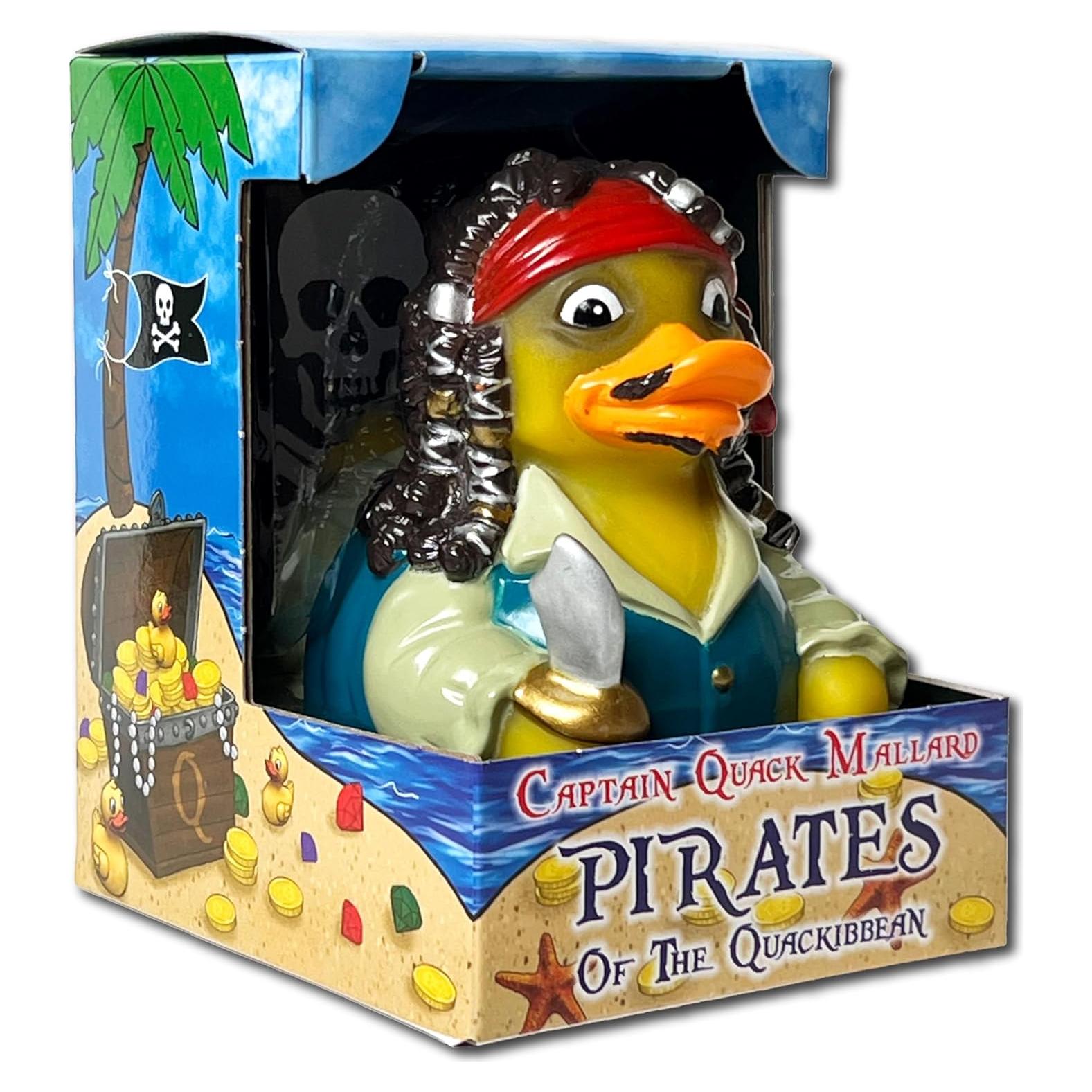 Patito de goma CelebriDucks Capitán Quack Mallard - Juguete