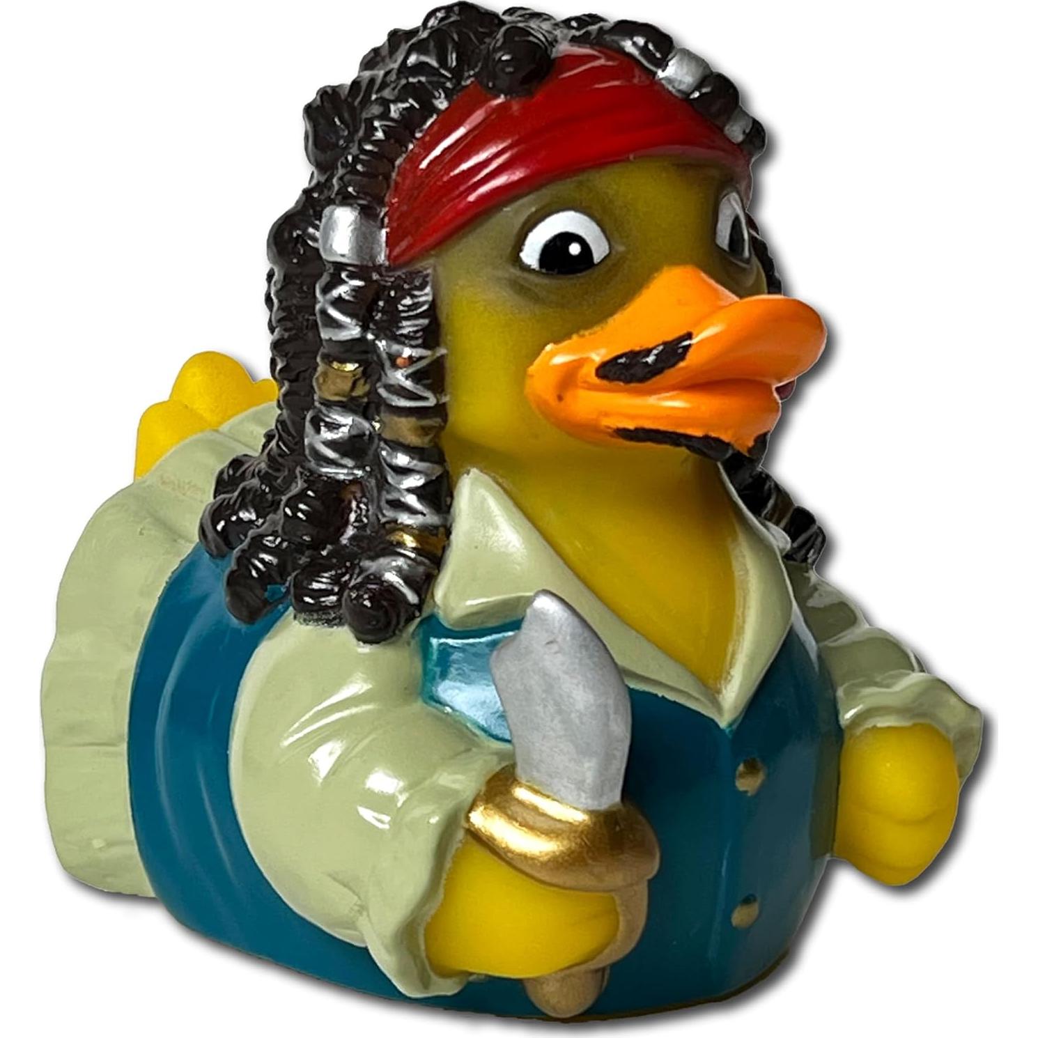 Patito de goma CelebriDucks Capitán Quack Mallard - Juguete