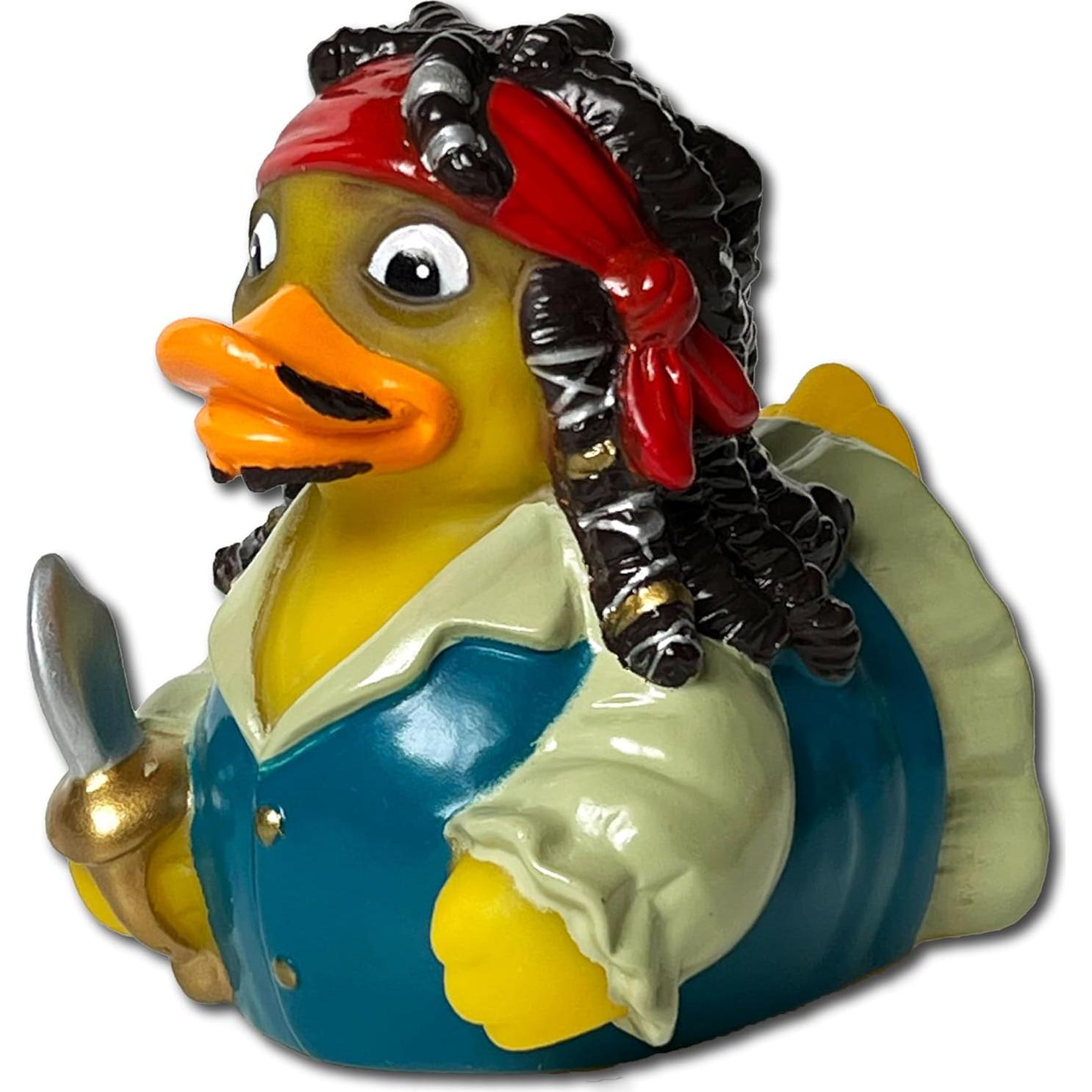 Patito de goma CelebriDucks Capitán Quack Mallard - Juguete