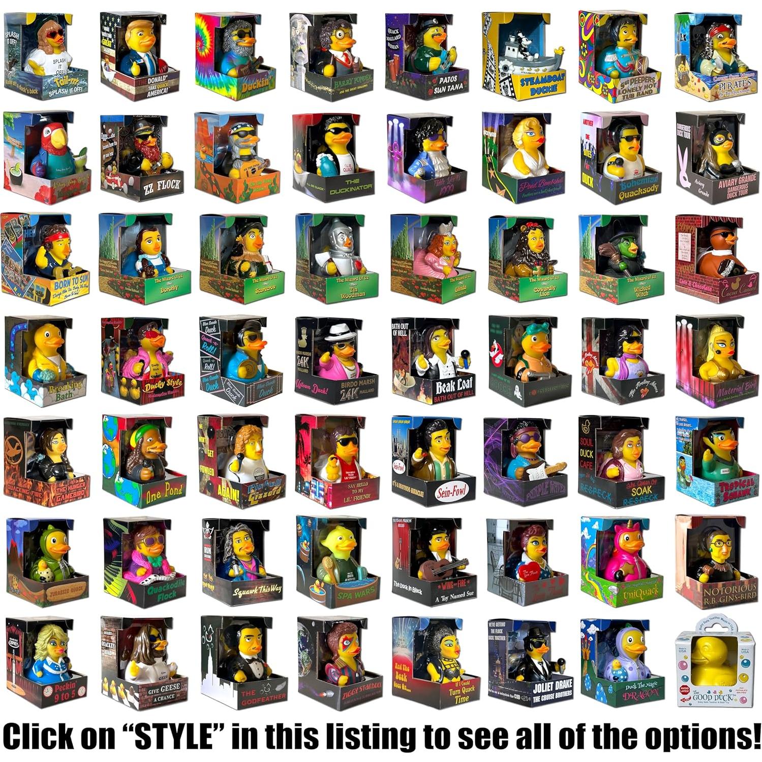 Patito de goma CelebriDucks Capitán Quack Mallard - Juguete