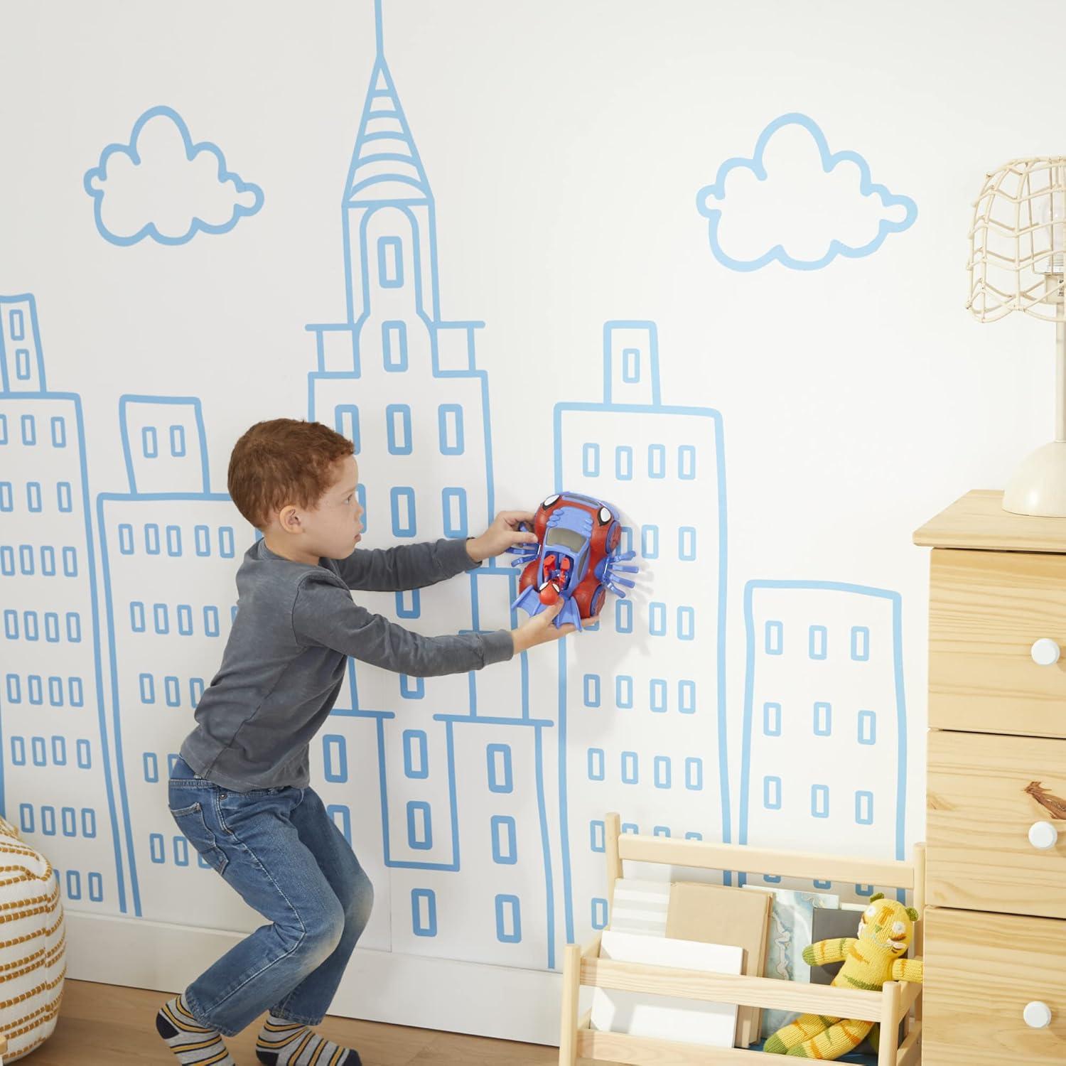 Spidey y Sus Amigos Hasbro Vehículo 2-en-1 y Figura 10 cm