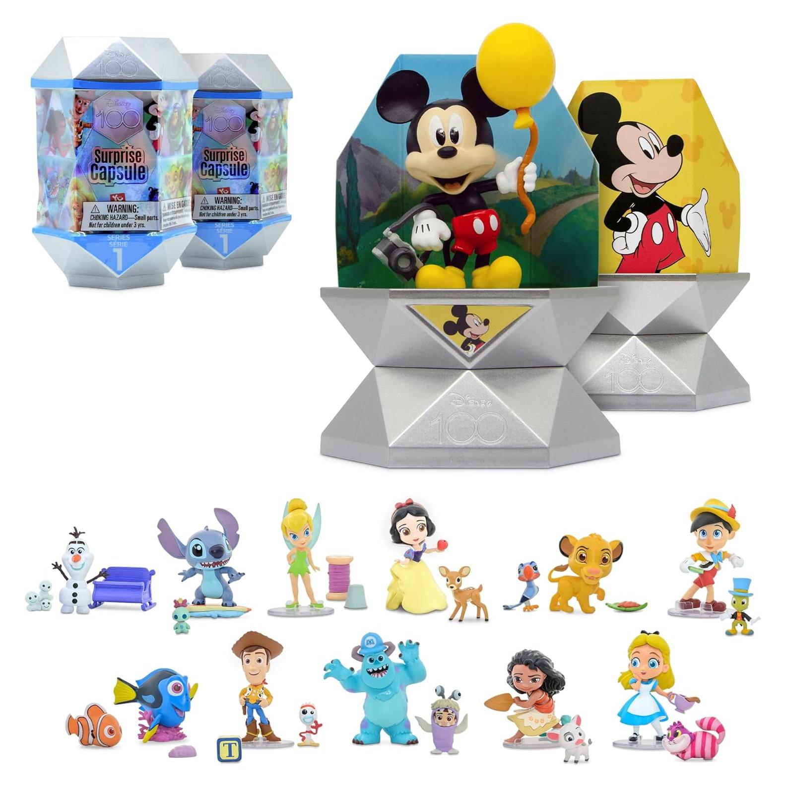 Cápsula Sorpresa Disney 100 YuMe 2 Figuras Coleccionables