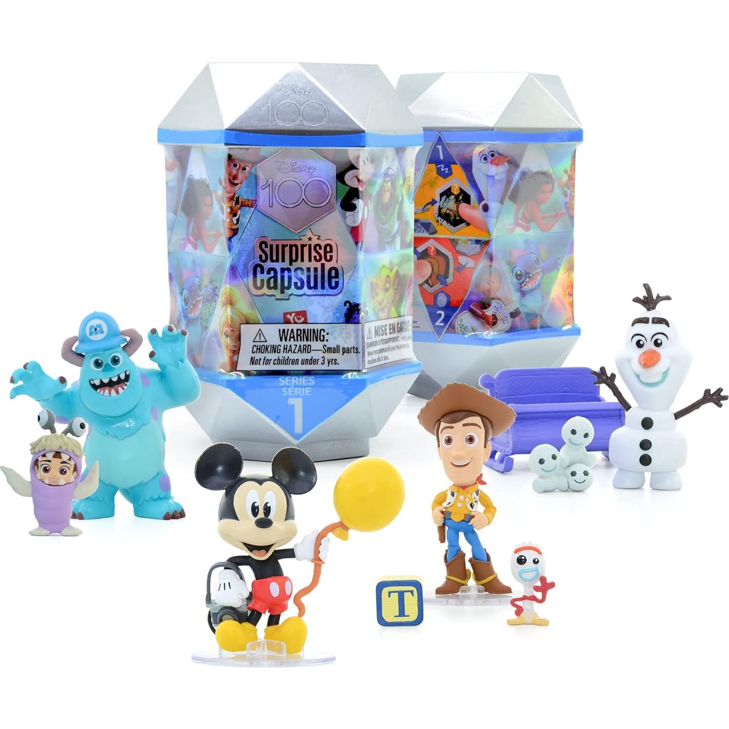 Cápsula Sorpresa Disney 100 YuMe 2 Figuras Coleccionables