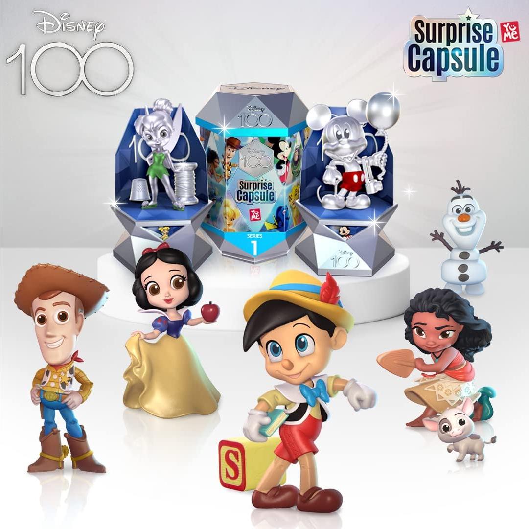 Cápsula Sorpresa Disney 100 YuMe 2 Figuras Coleccionables