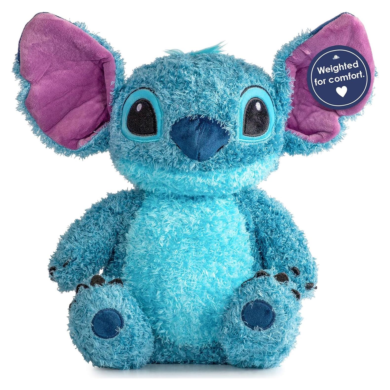 Almohada de Peluche con Peso Disney Stitch 35.56 cm Azul