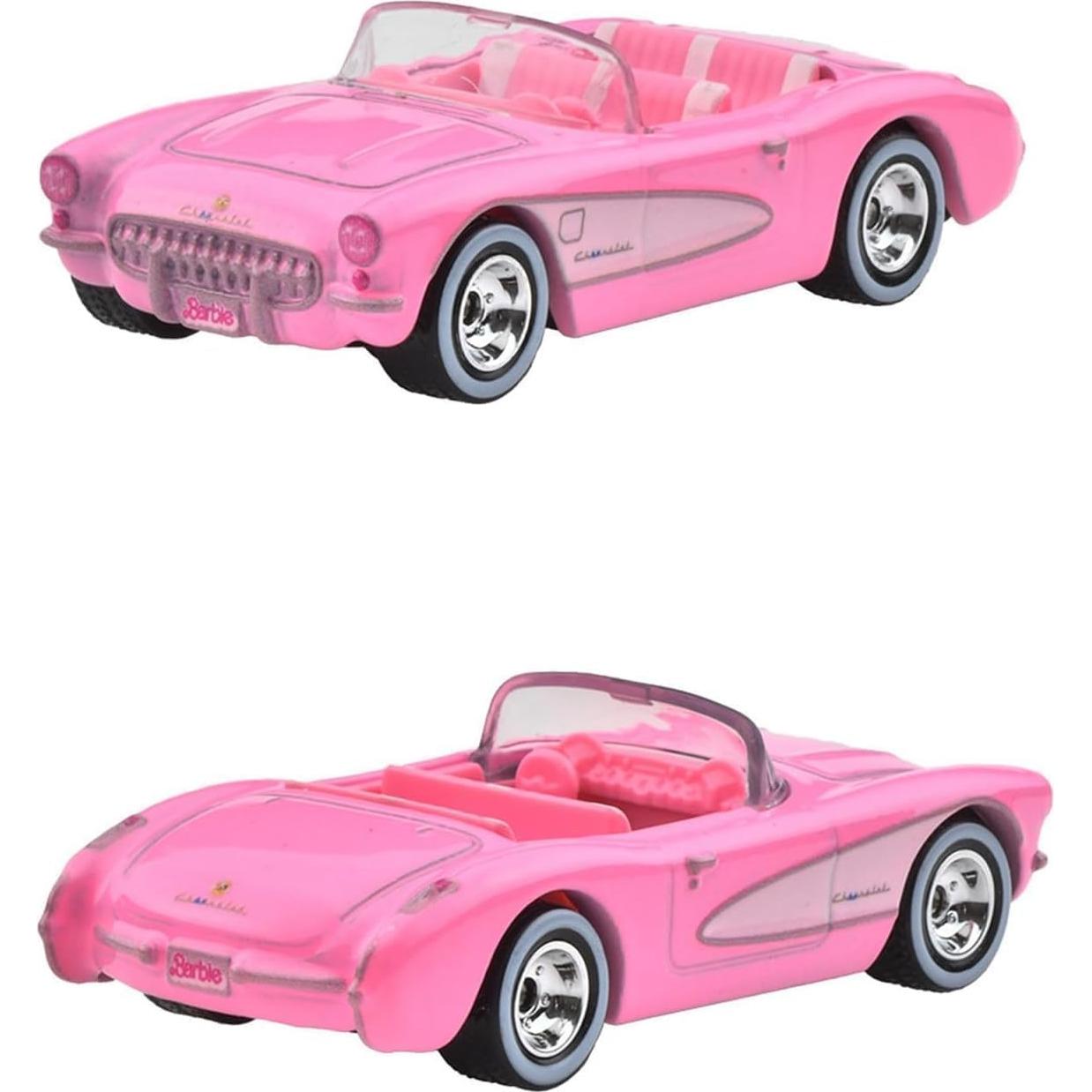 Hot Wheels Barbie 1956 Corvette Diecast Rosa 1:64