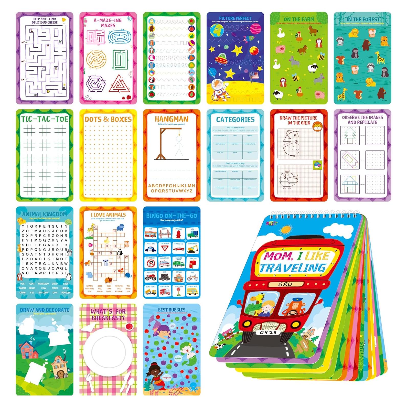 Bloc de Juegos Reutilizable SpriteGru 31 Actividades Educativas