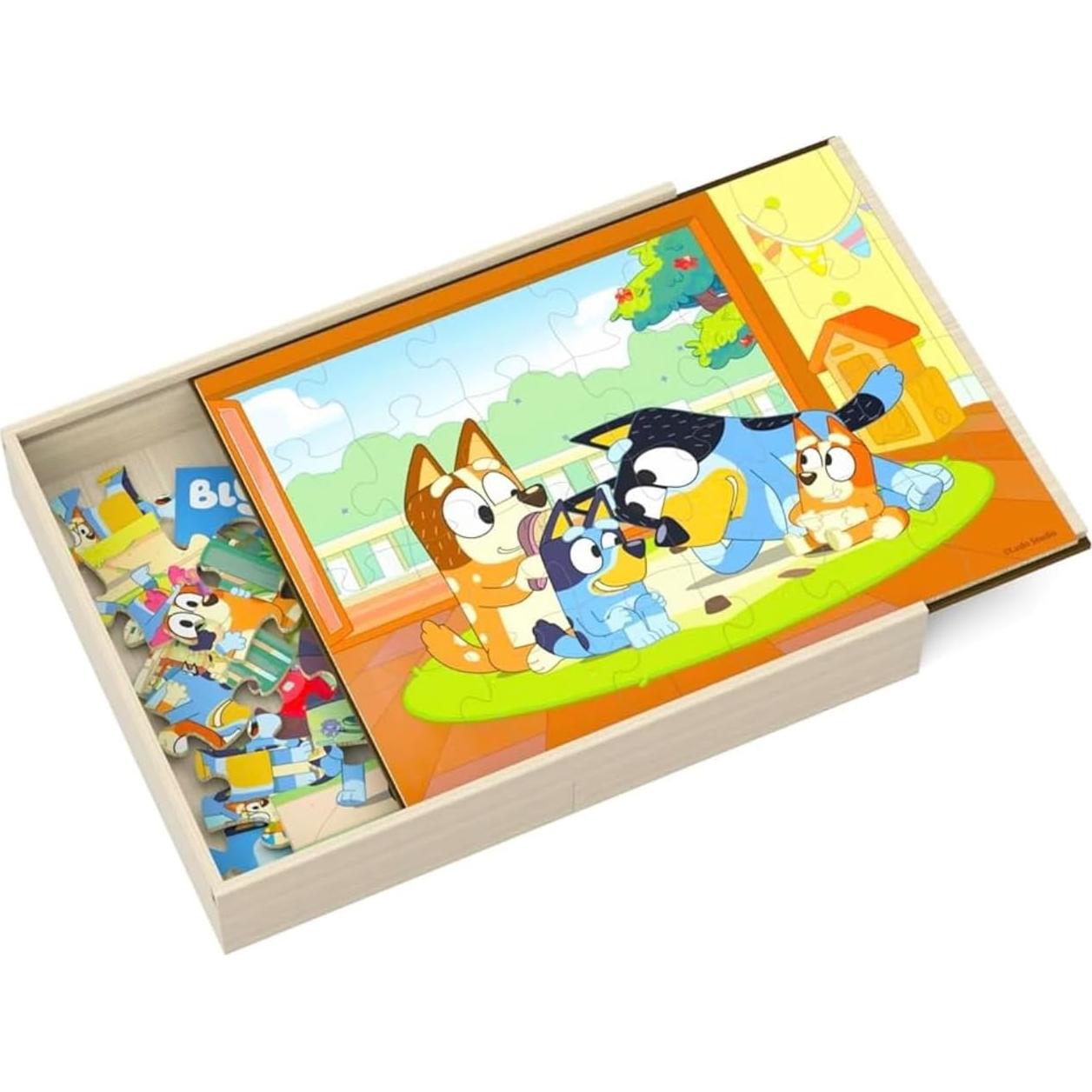 Rompecabezas de Madera Bluey + 72 Stickers Mickey + 300 Star Wars