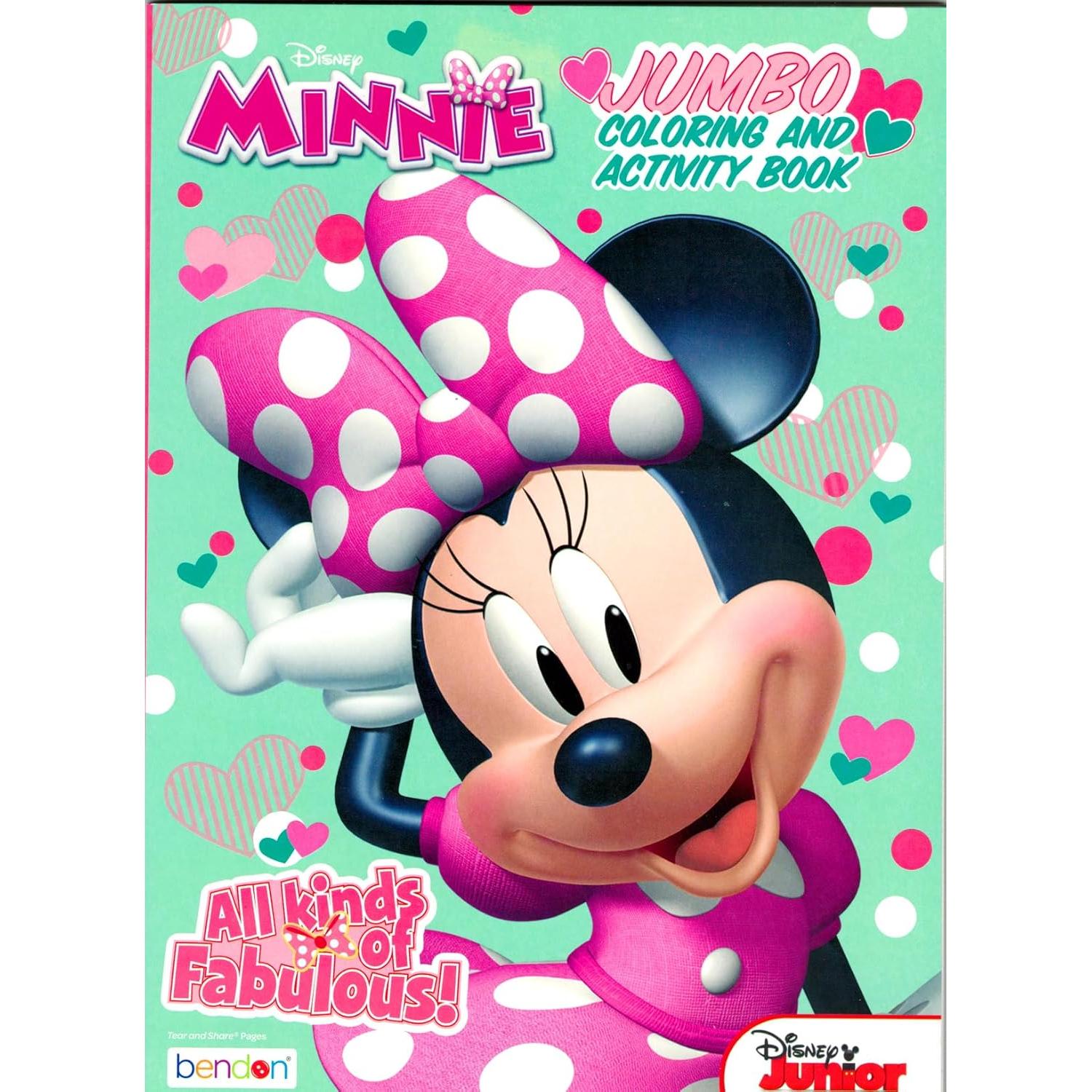 Conjunto de Libros para Colorear Disney Mickey Minnie - 4 Libros