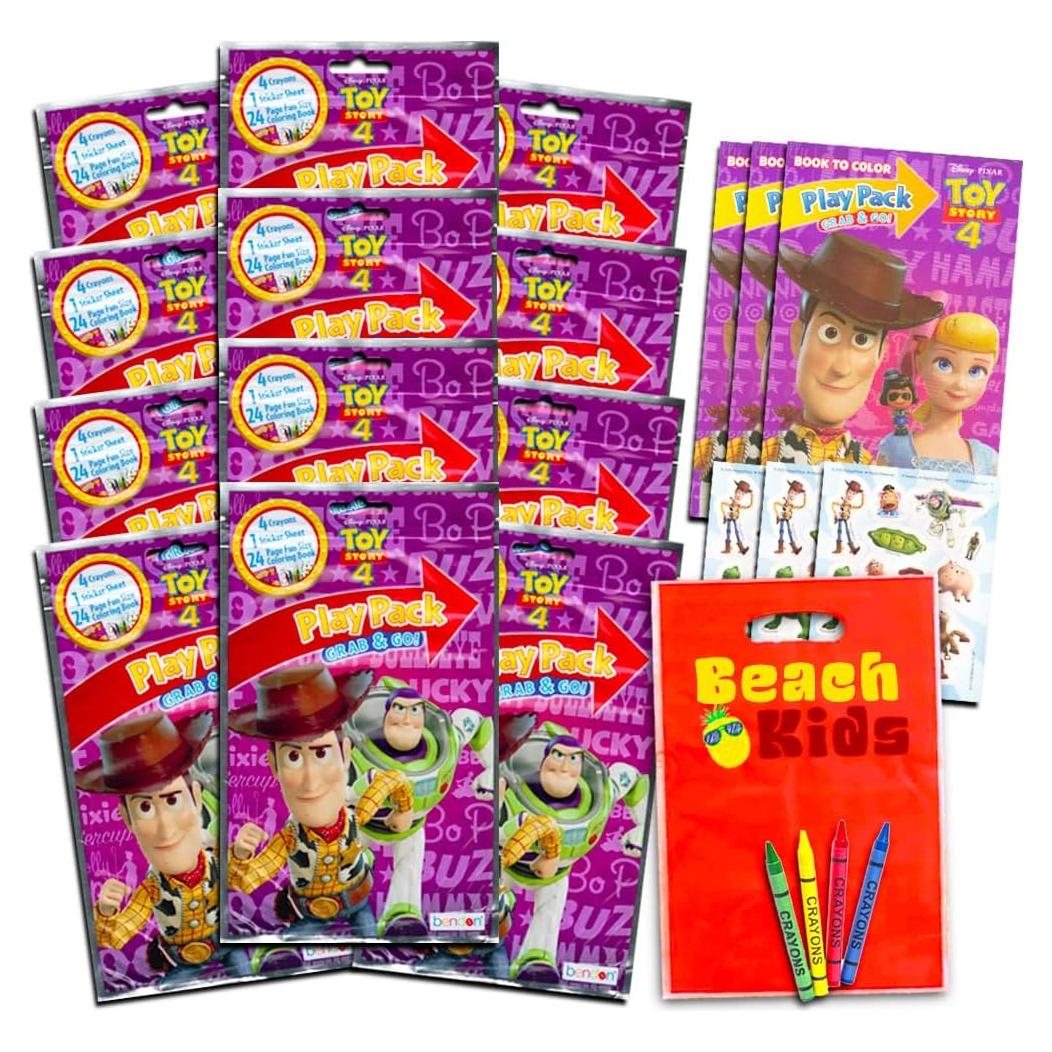 Paquete de Fiesta Disney Pixar Toy Story 4 - 12 Suministros