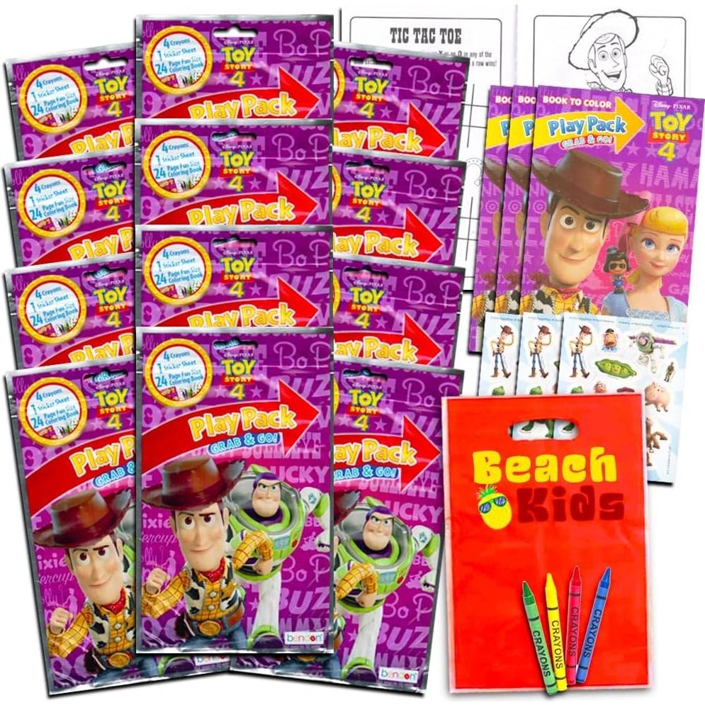 Paquete de Fiesta Disney Pixar Toy Story 4 - 12 Suministros