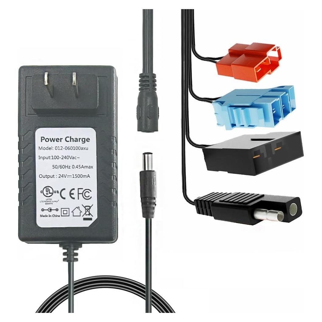 Cargador Multifuncional BUMPKAI 6V 12V 24V para Autos Eléctricos