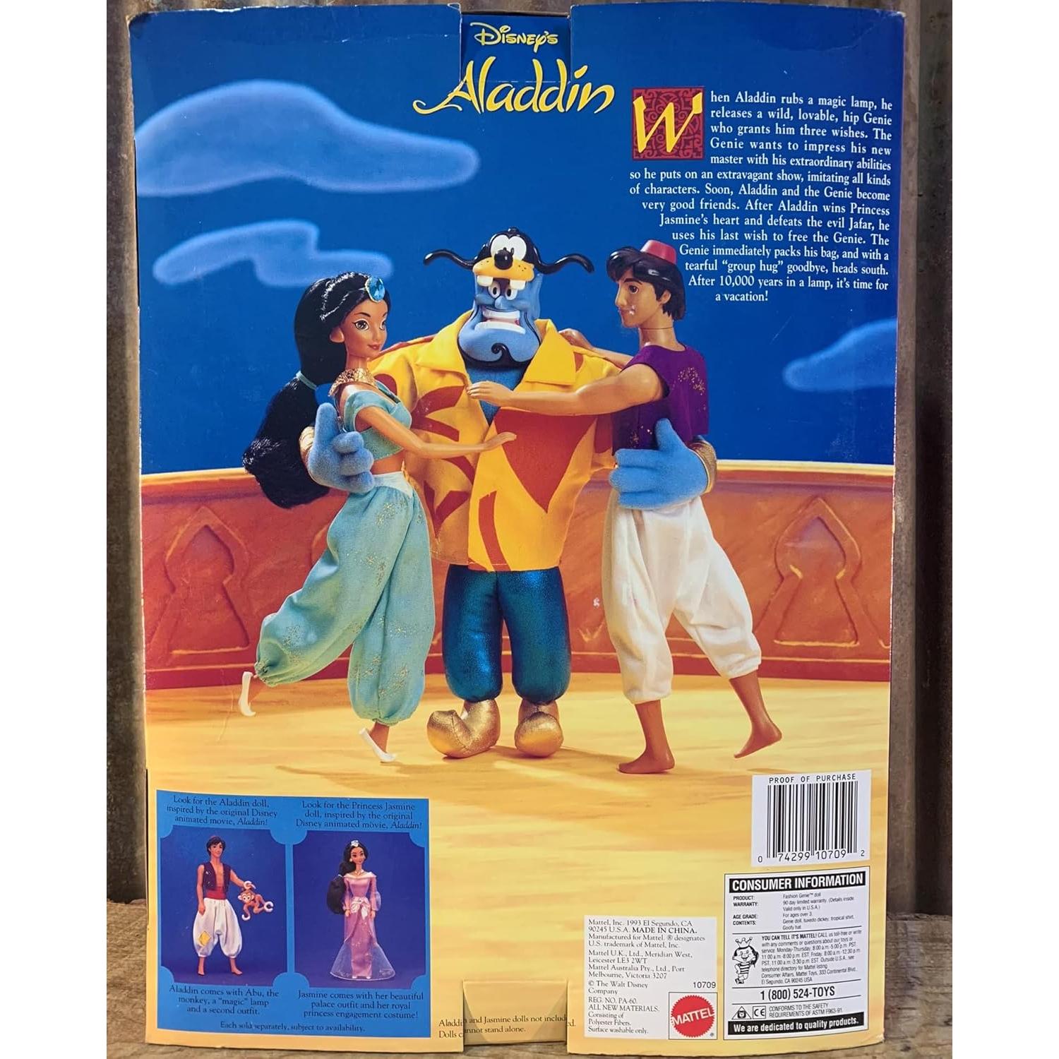 Muñeca Genio de la Moda Aladino Disney 10709 1993 Mattel