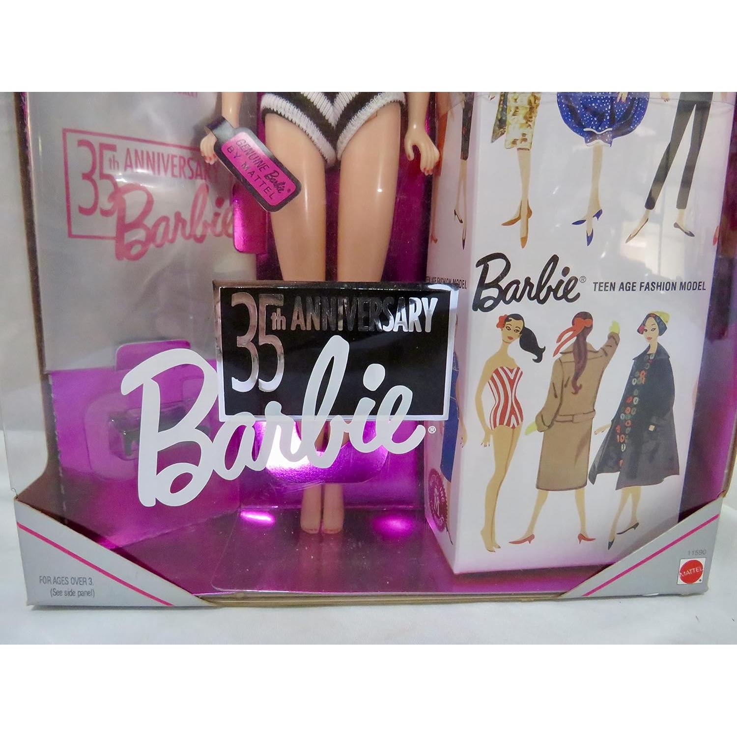 Original 1959 Blonde Barbie Doll 35th Anniversary Special Edition REPRODUCTION