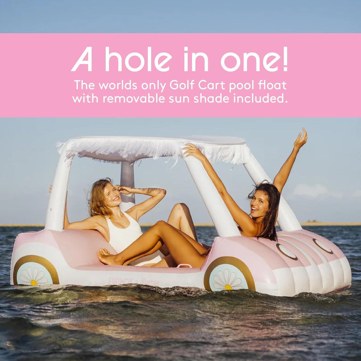 Flotador Inflable Carrito de Golf FUNBOY Malibu Barbie