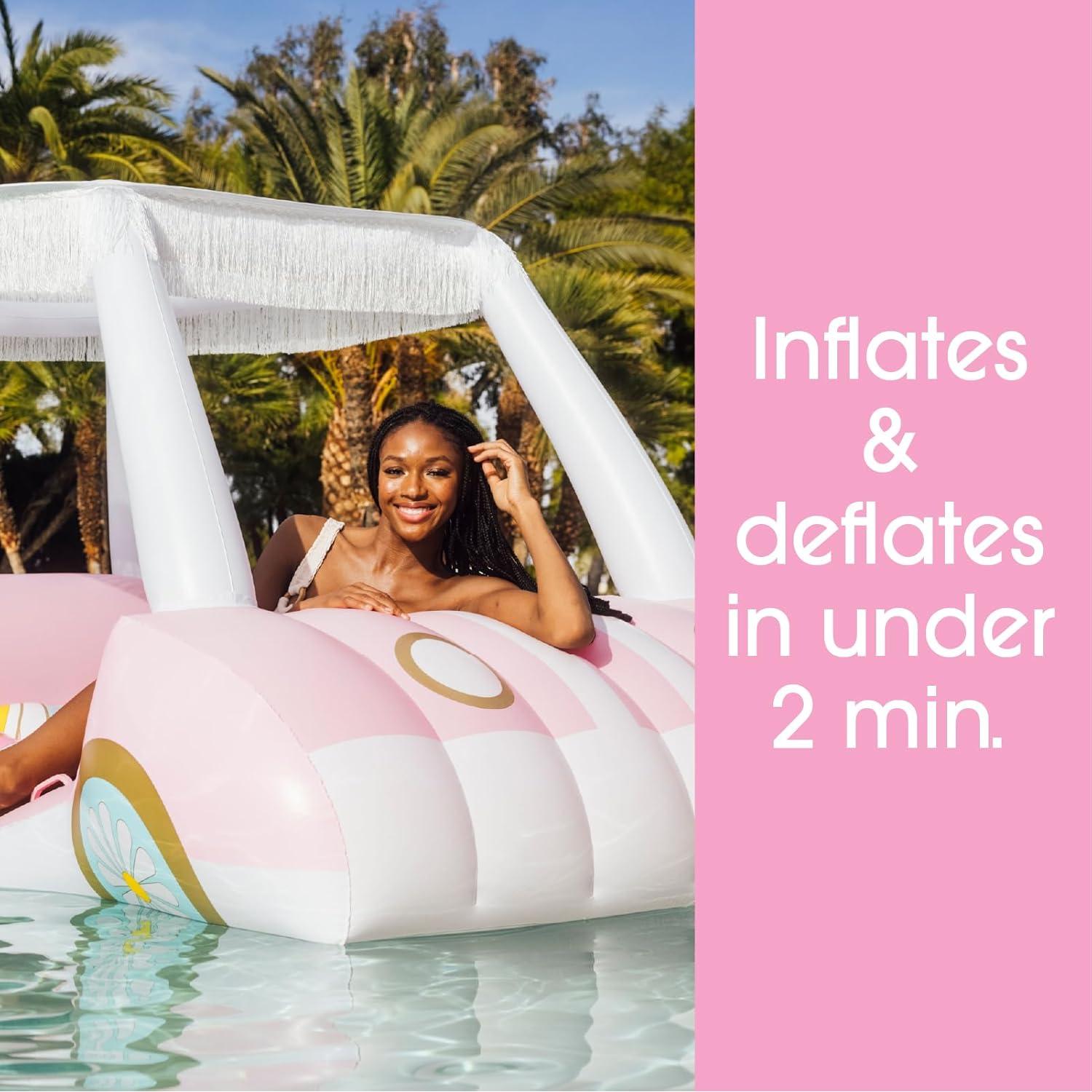 Flotador Inflable Carrito de Golf FUNBOY Malibu Barbie