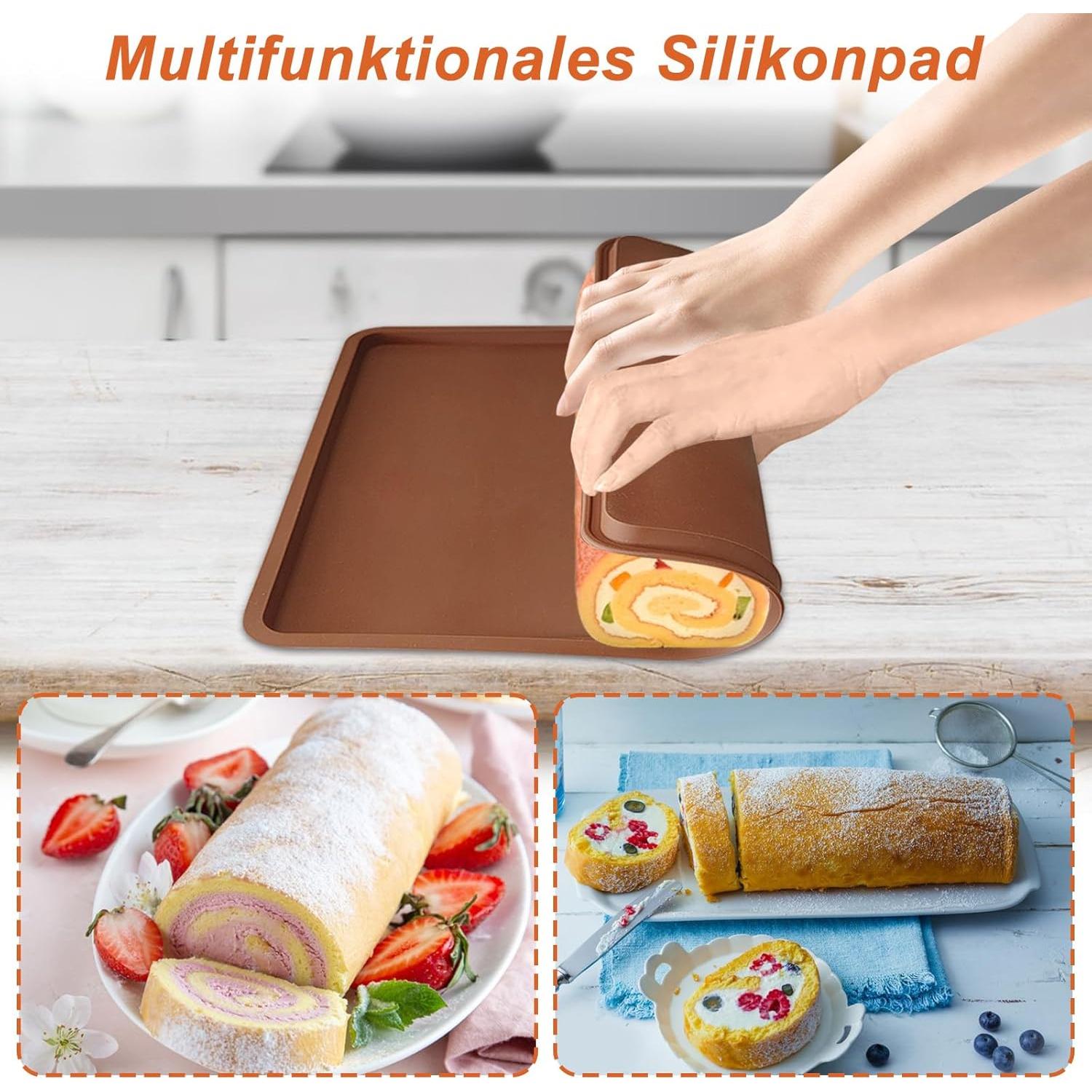 6 Tapetes de Silicona Genérico 34.3x34.3cm Antiadherentes