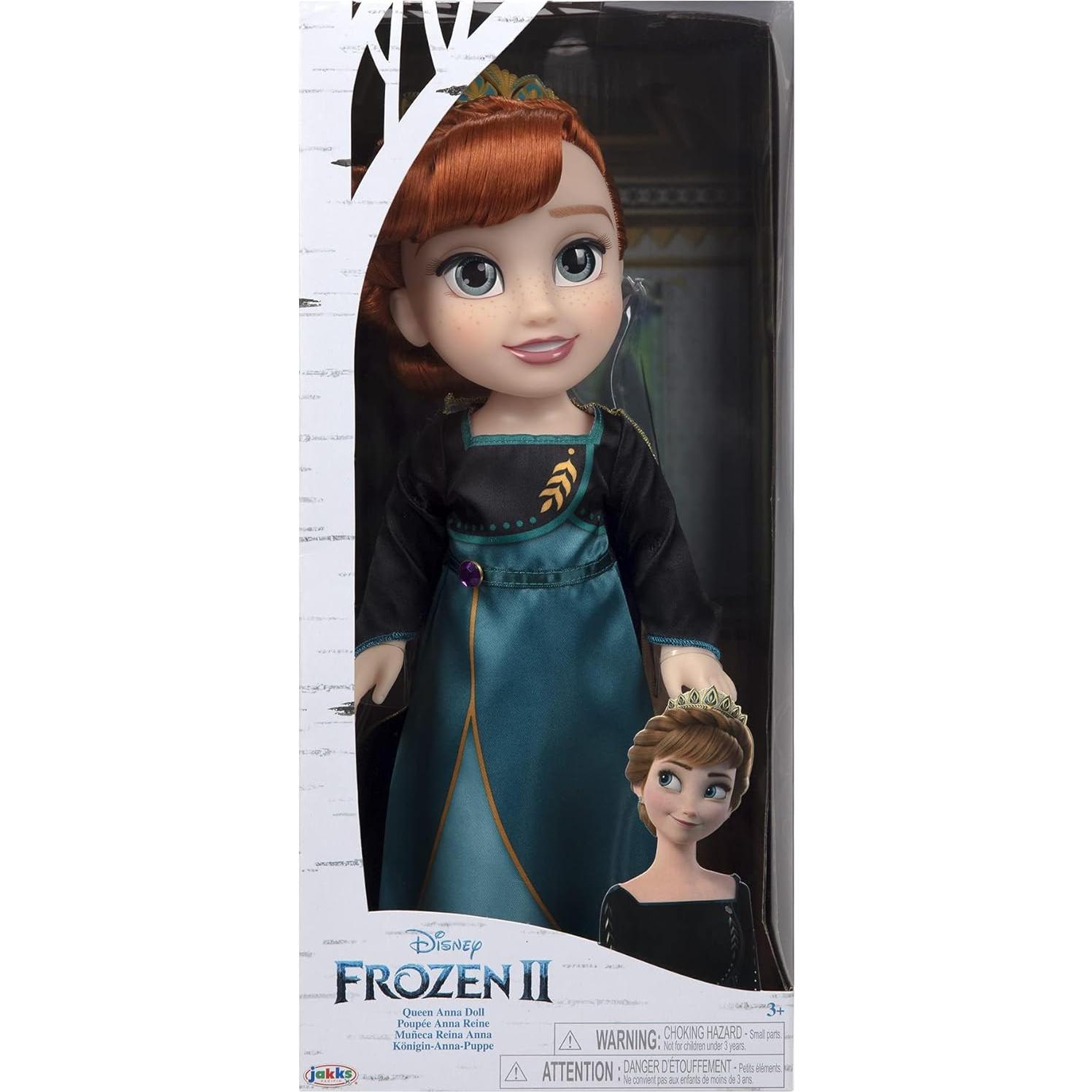 Muñeca de Viaje Disney Frozen 2 Anna Reina 38 cm