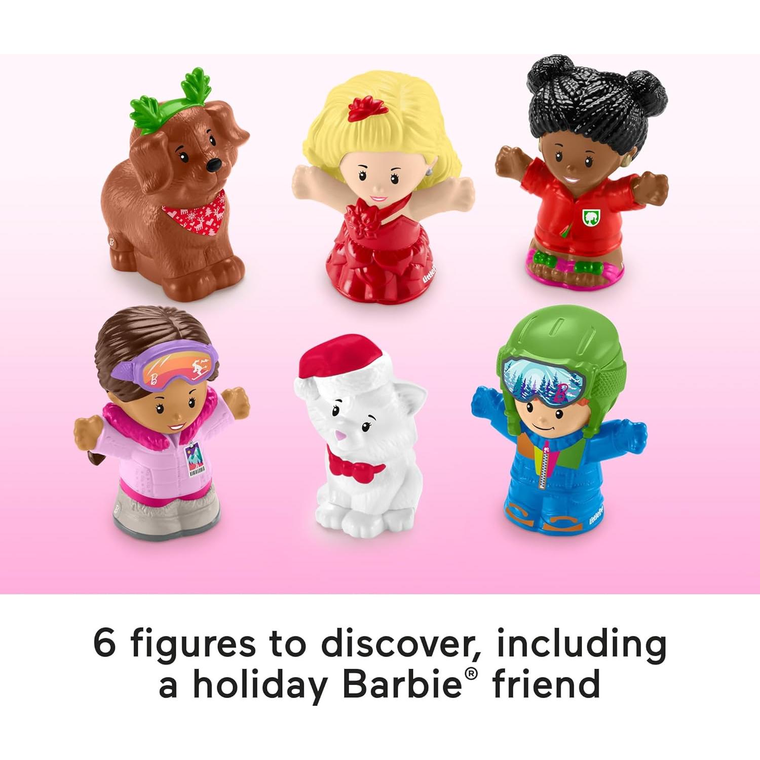 Calendario de Adviento Fisher-Price Barbie 24 Piezas Navidad