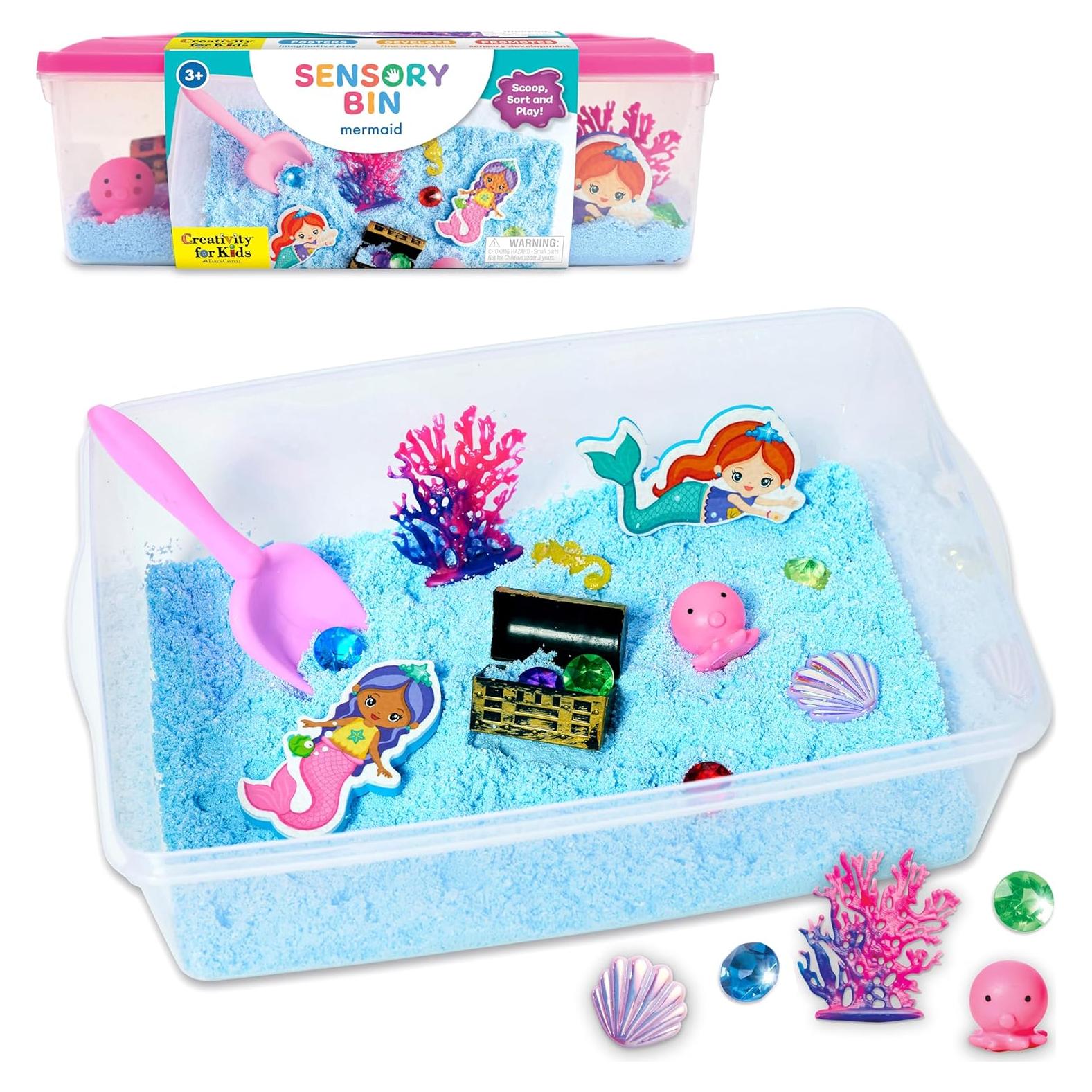 Caja Sensorial Sirena Creatividad para Niños 3 a 4 Años