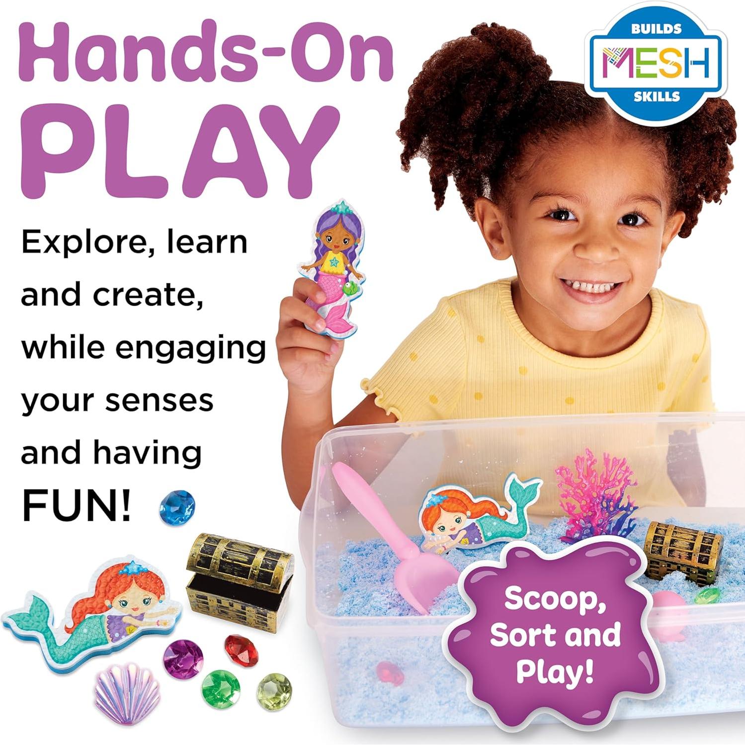 Caja Sensorial Sirena Creatividad para Niños 3 a 4 Años