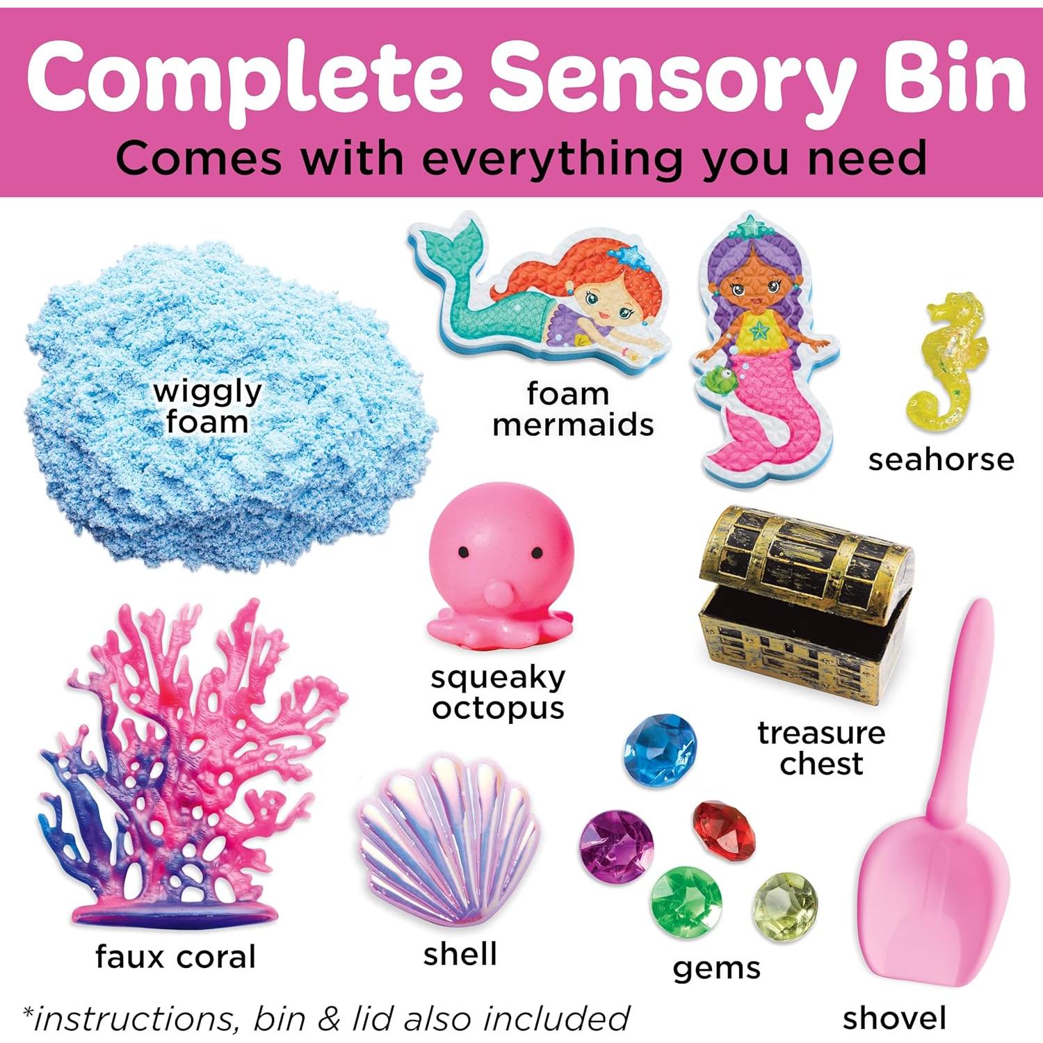 Caja Sensorial Sirena Creatividad para Niños 3 a 4 Años