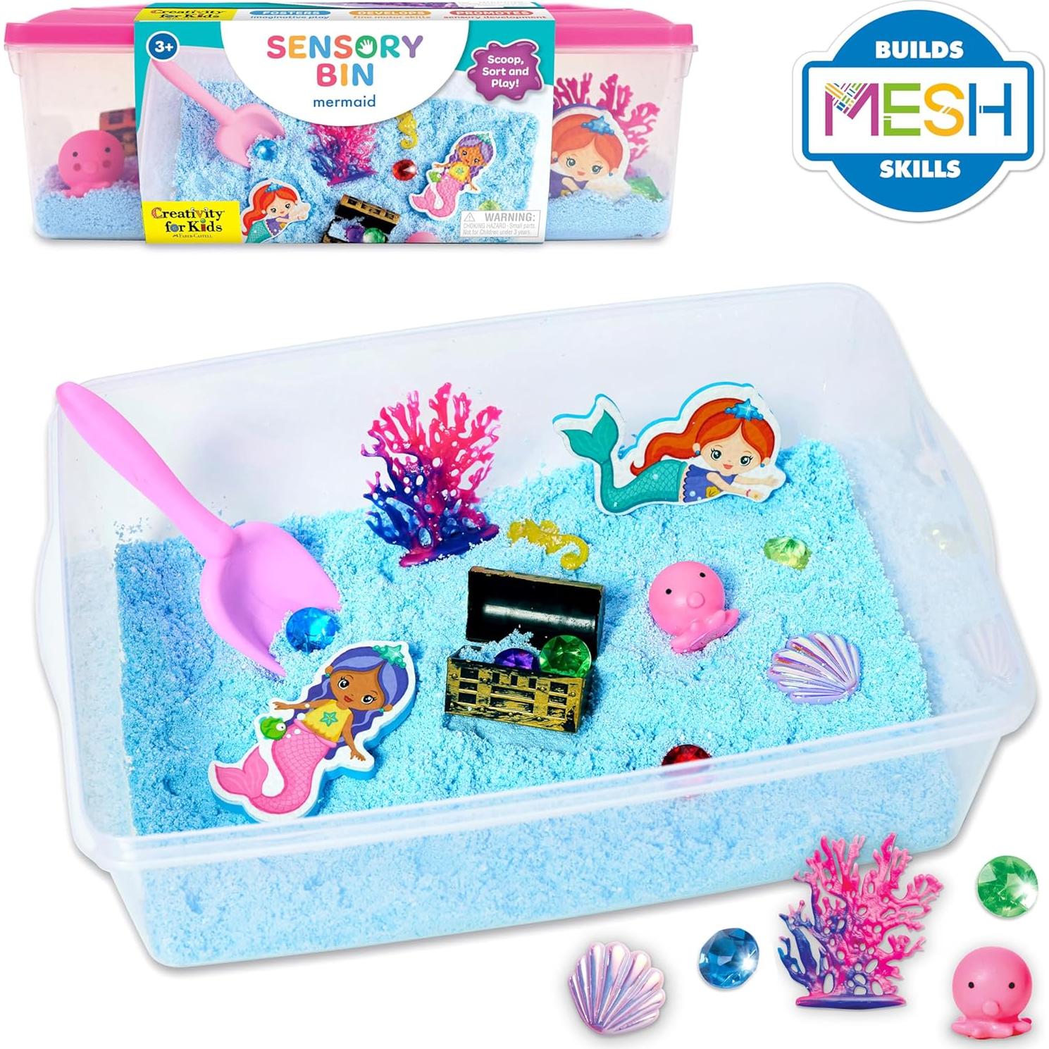 Caja Sensorial Sirena Creatividad para Niños 3 a 4 Años
