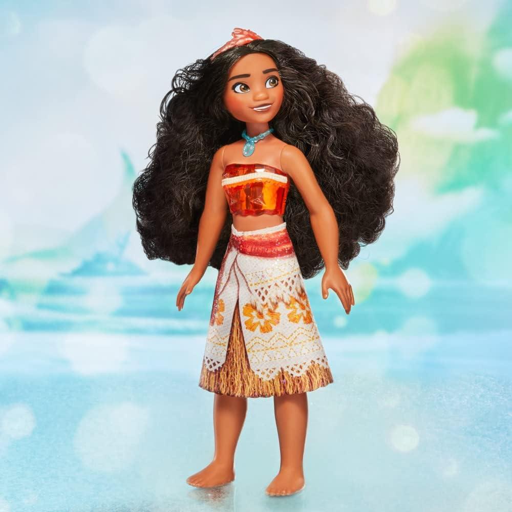 Muñeca Moana Brillo Real Disney Princess con Accesorios