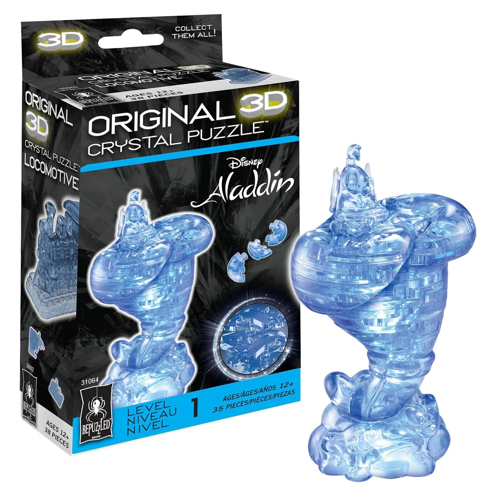 Rompecabezas 3D BePuzzled Genio Aladino 35 Piezas Azul