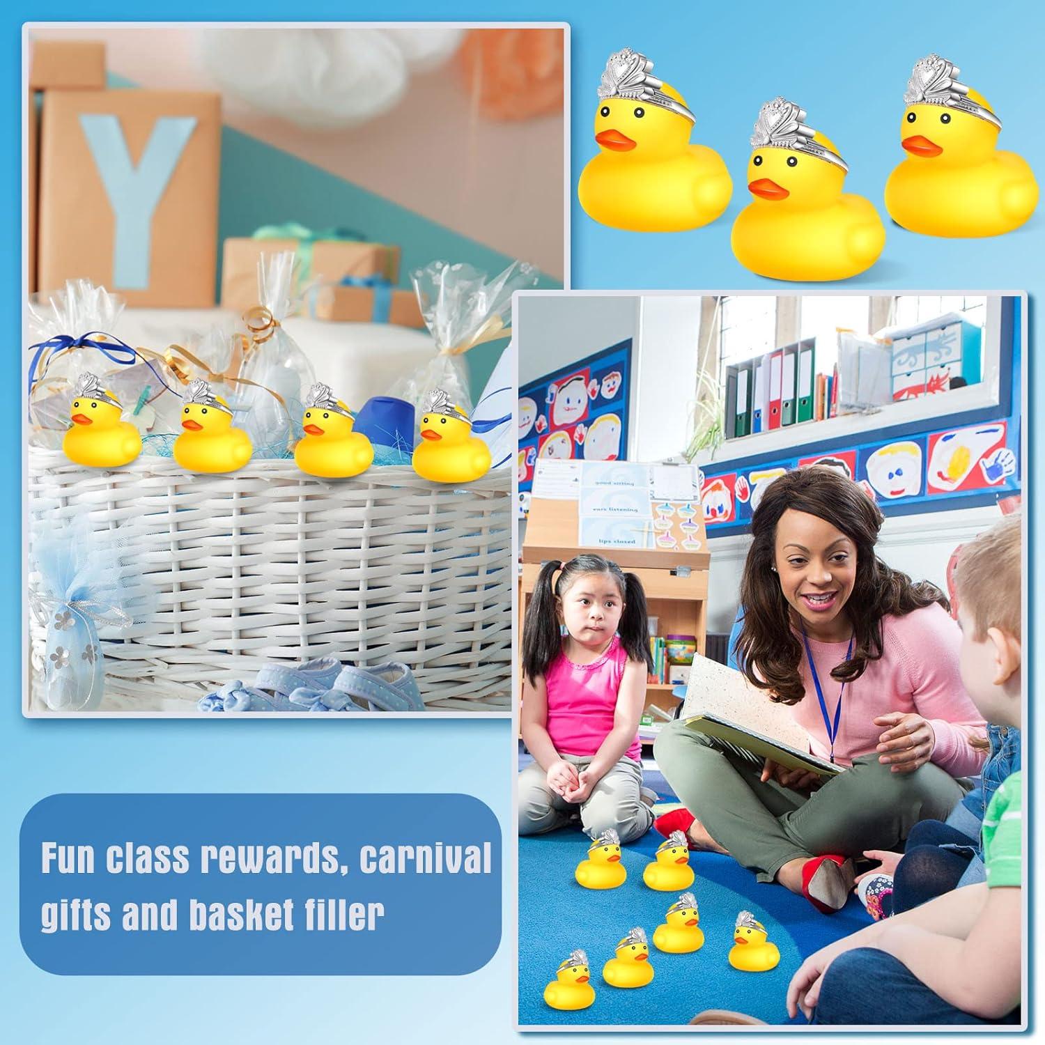 Set 12 Patitos de Goma Chivao con Accesorios para Baño