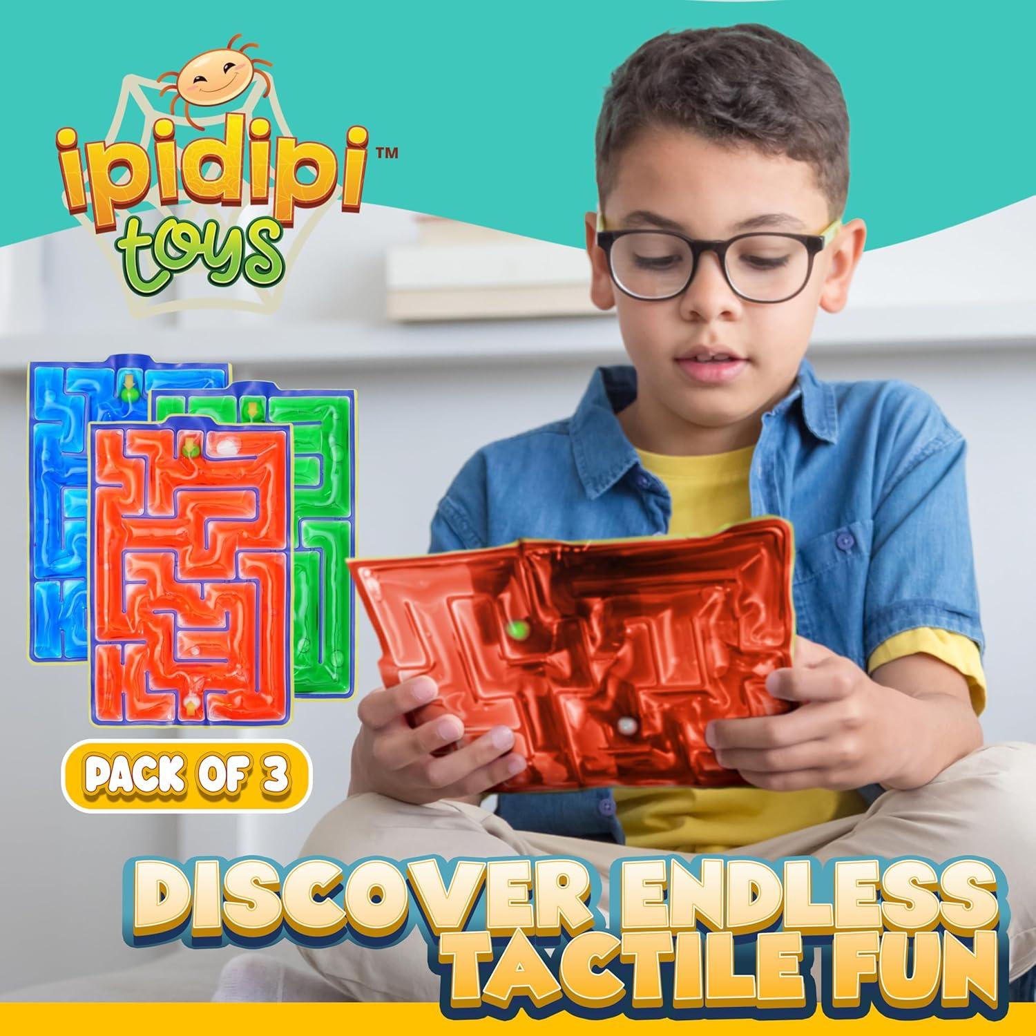 Rompecabezas de Laberinto Gel IPIDIPI TOYS - Paquete de 3