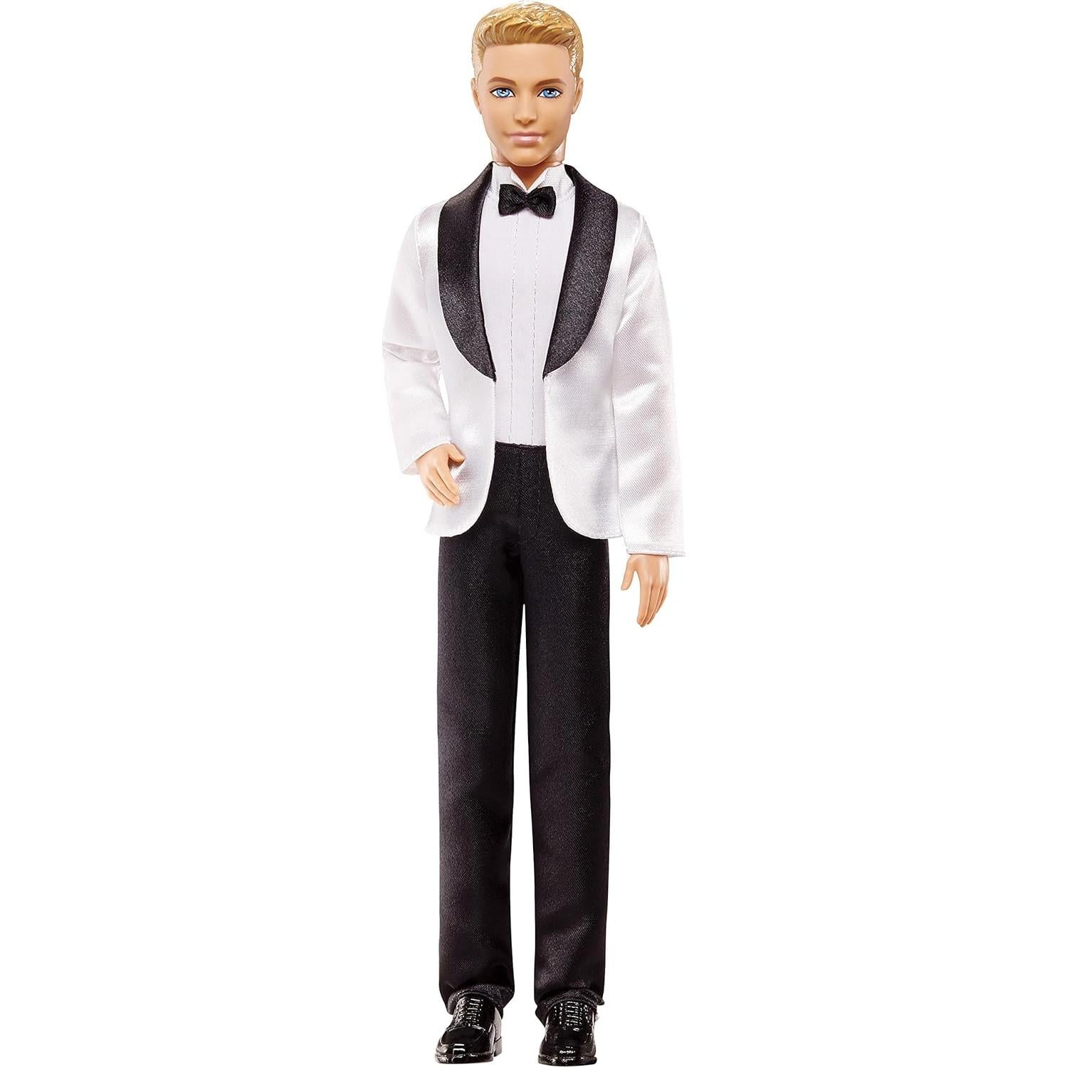 Wedding Set with Bride and Groom Dolls, Stacie, Chelsea and Accessories (Mattel DRJ88), Assorted Colour/Model