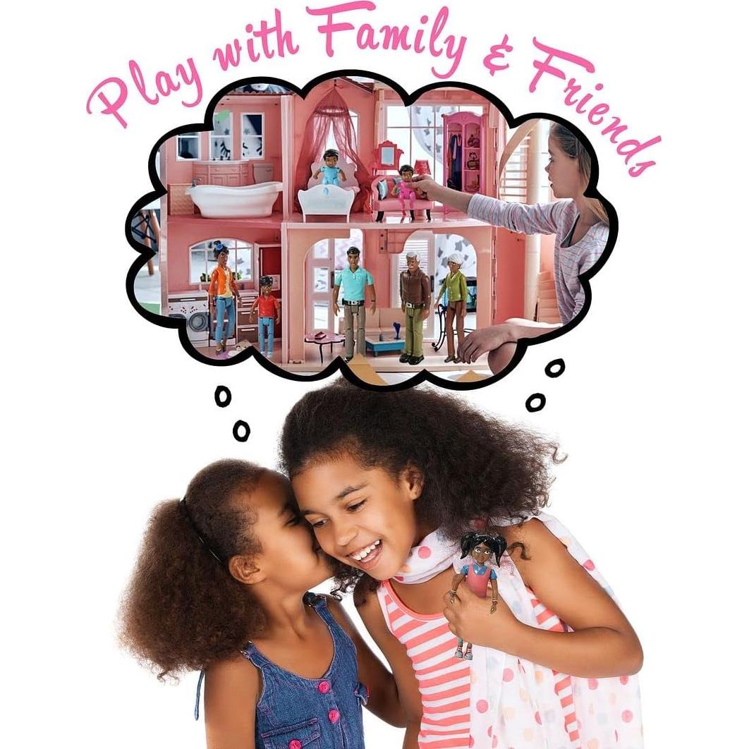 Conjunto de Figuras de Acción Beverly Hills 9 Piezas Afroamericanas