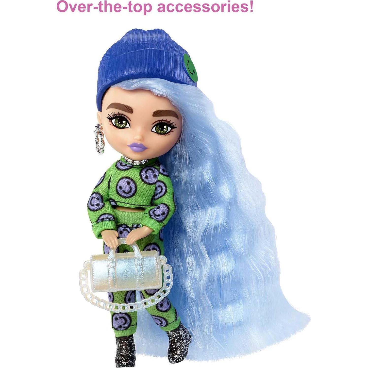 Muñeca Barbie Extra Minis #3 13.97 cm con accesorios