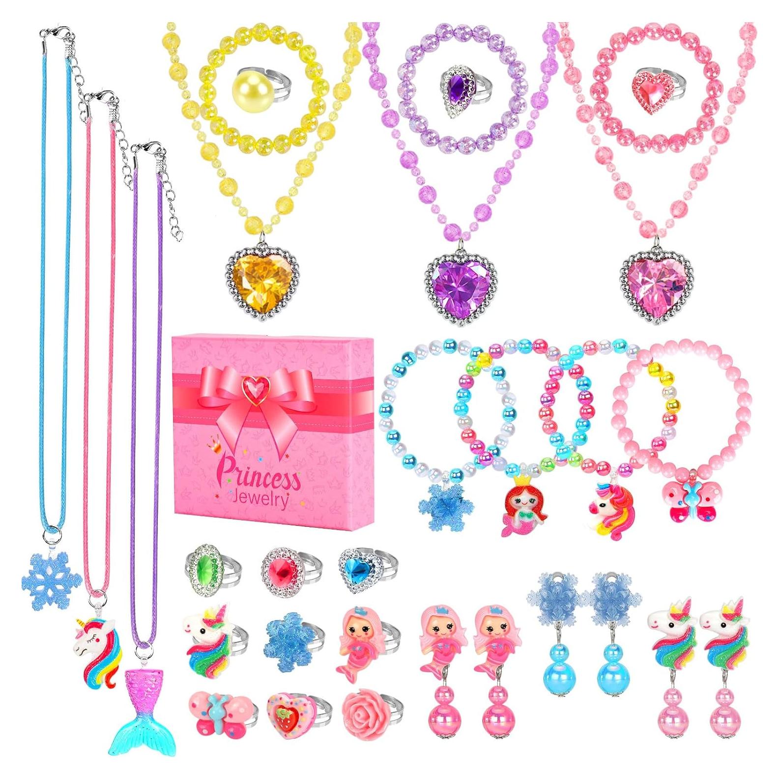 Juego de Joyería para Niñas FOVRPUIB 29 Piezas Coloridas