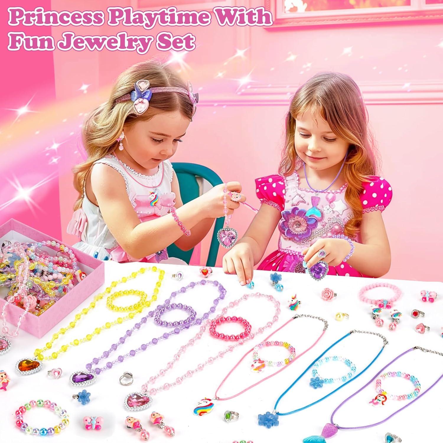 Juego de Joyería para Niñas FOVRPUIB 29 Piezas Coloridas