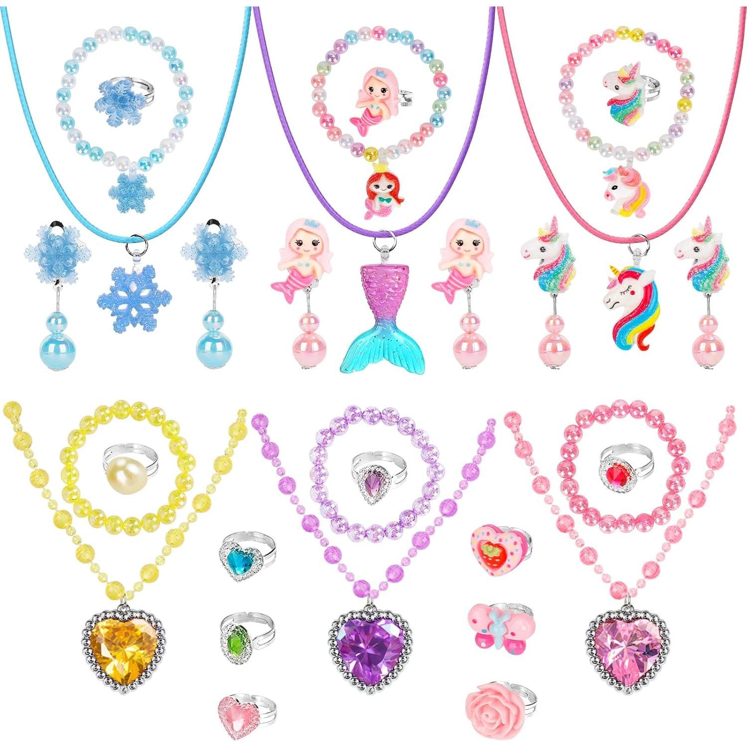 Juego de Joyería para Niñas FOVRPUIB 29 Piezas Coloridas