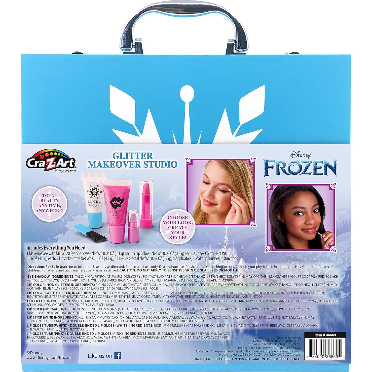 Kit de Belleza Disney Frozen Glitter - Maquillaje Todo en Uno