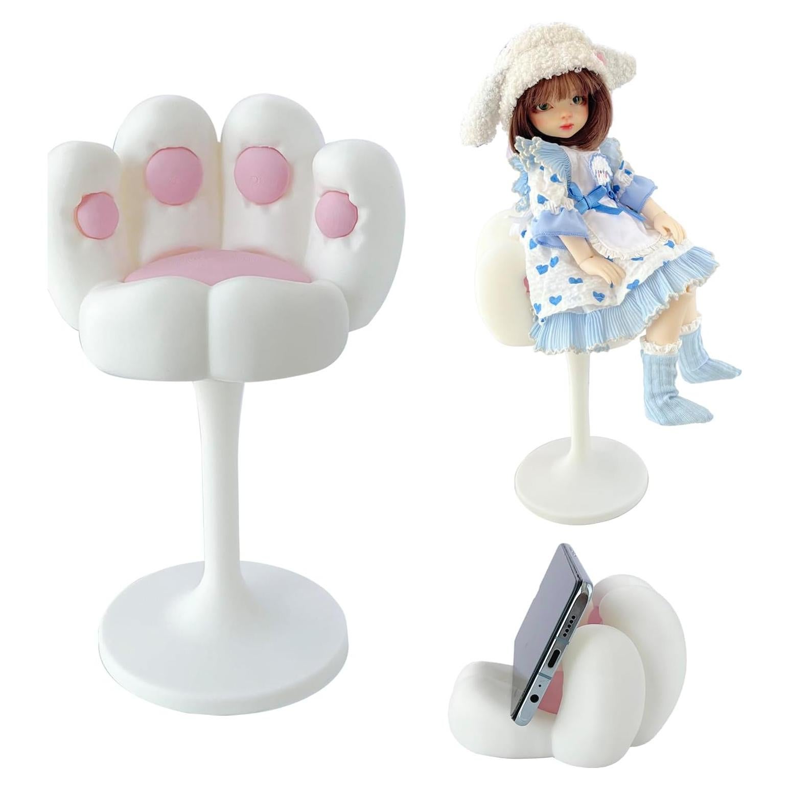 Sofá Pata de Gato Tarngod para Muñecas BJD y Barbie