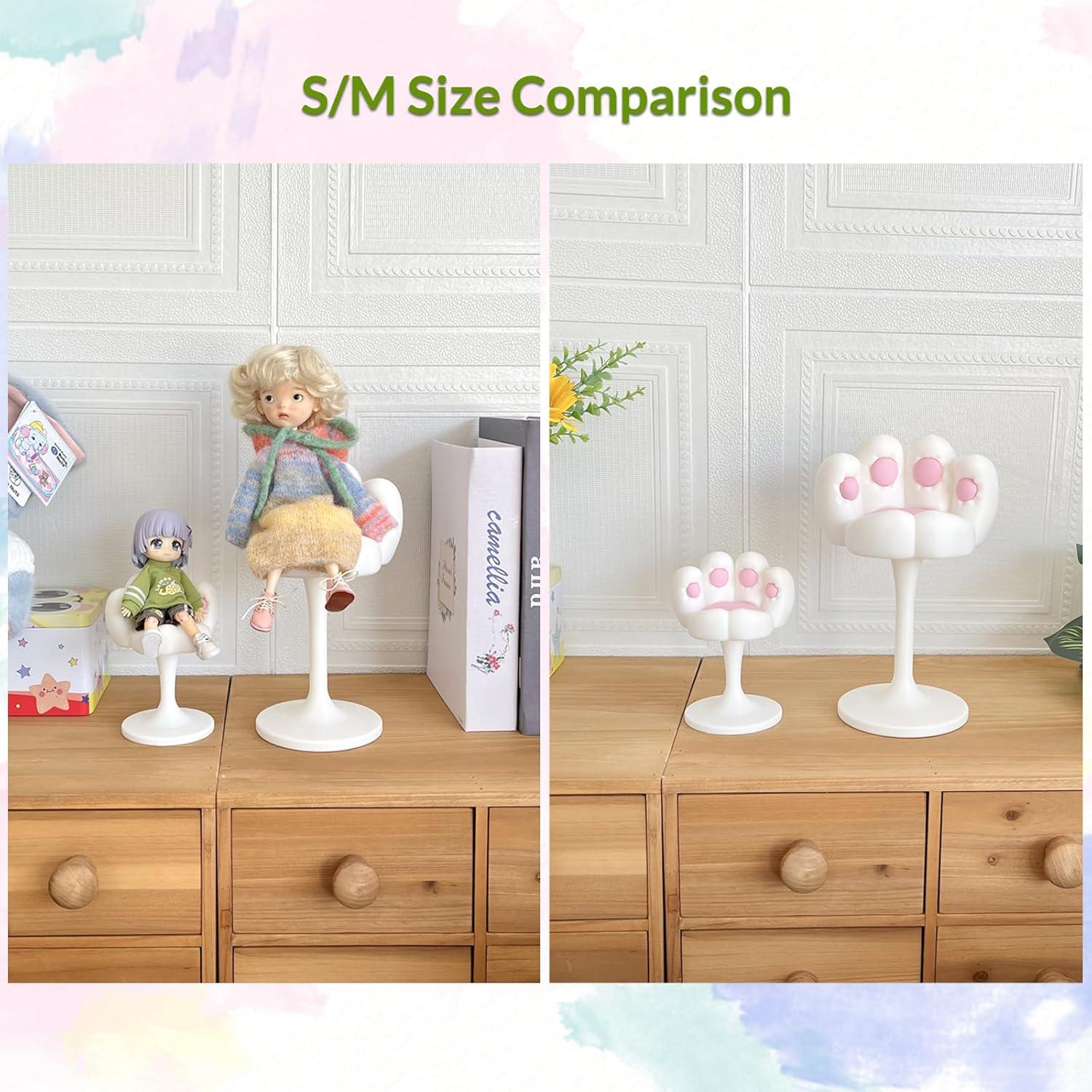 Sofá Pata de Gato Tarngod para Muñecas BJD y Barbie